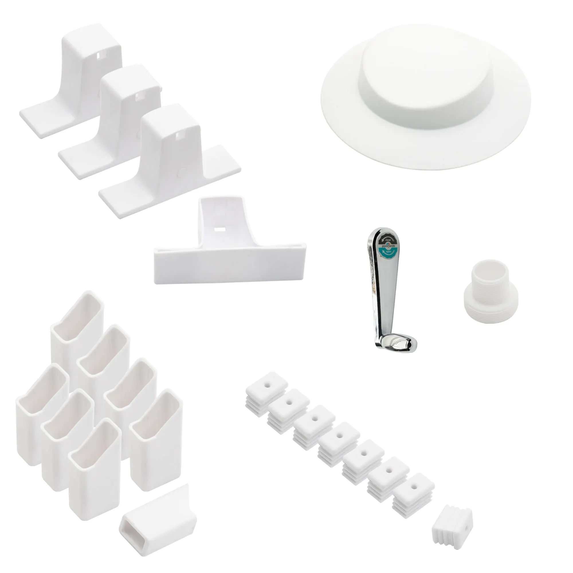 Ersatzteil-Set für paragrandi Garten-/Großschirm | weiß