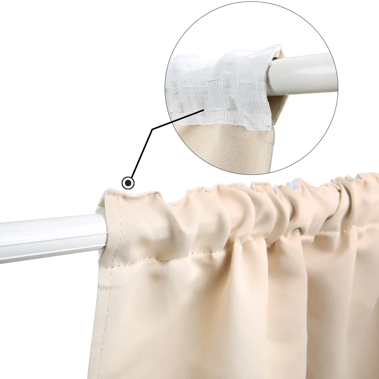 Tenda A Pannello In Voile No. 918 Colore Arancione Cedro Con Tasca | 129,5x213,4 Cm In Poliestere Leggero Per Privacy