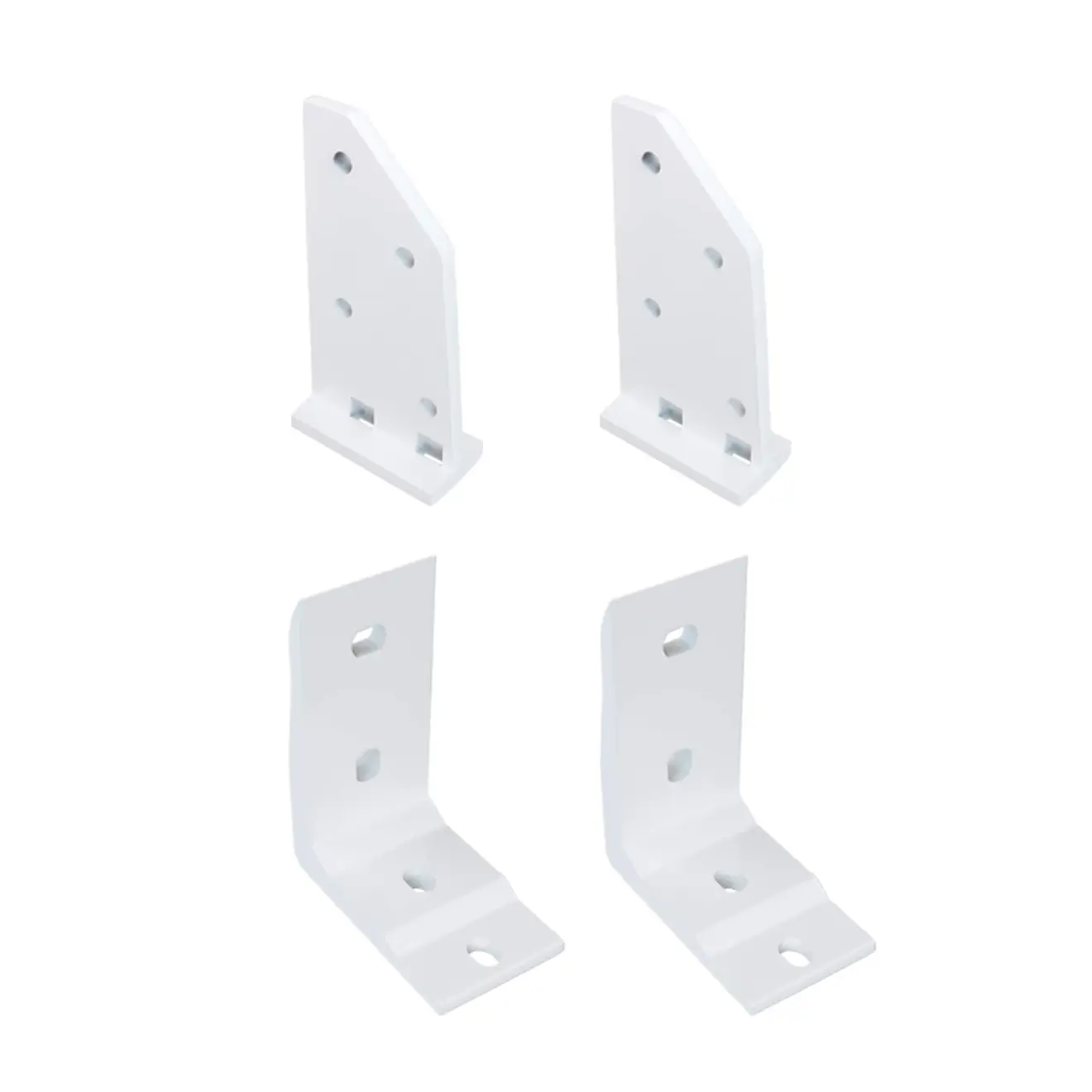 Dachsparrenhalter-Set mit Deckenwinkel für Kassettenmarkise, 4 Halterungen