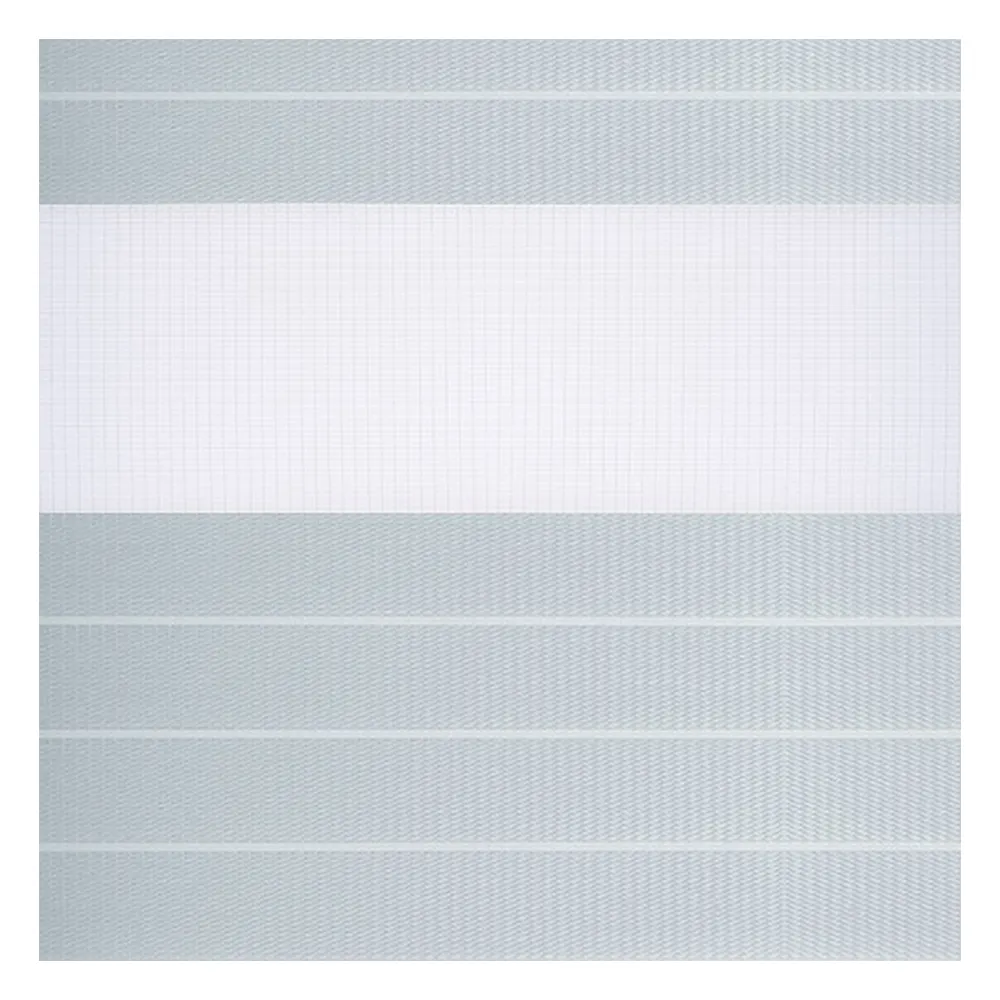 Muestra de tejido para estor enrollable noche y  día a medida | F7864 gris / traslúcido / Autumn