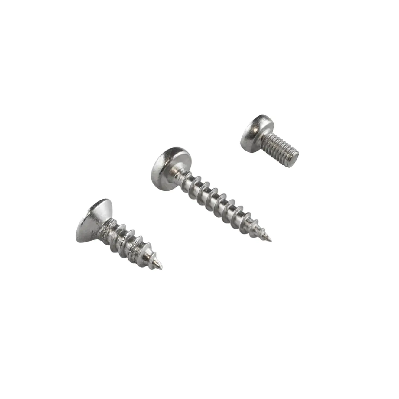 Schraubenset C3 mit drei verschiedenen Schraubenarten