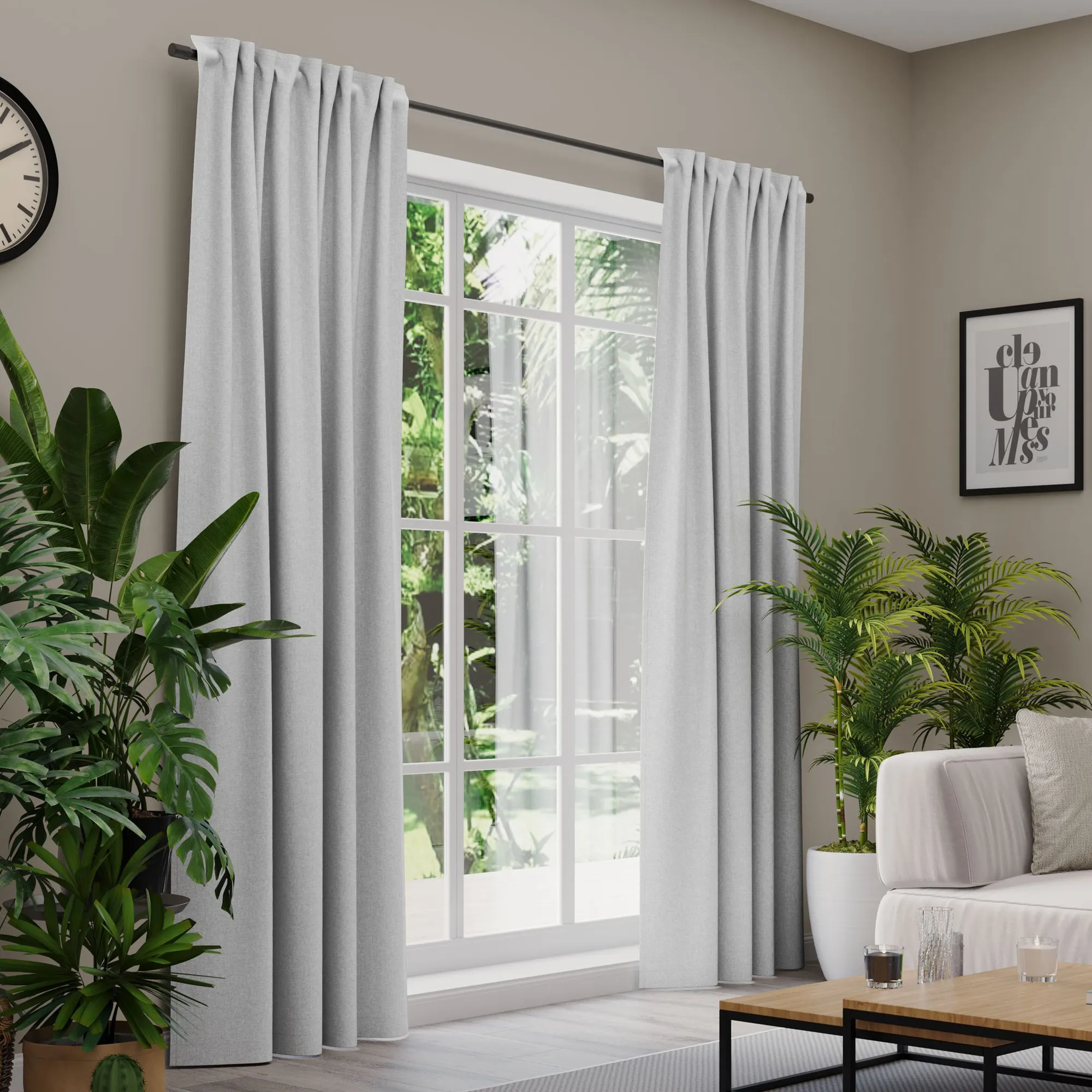 Premium Line Gardinen und Vorhänge | Isolate, verdunkelnd, taupe