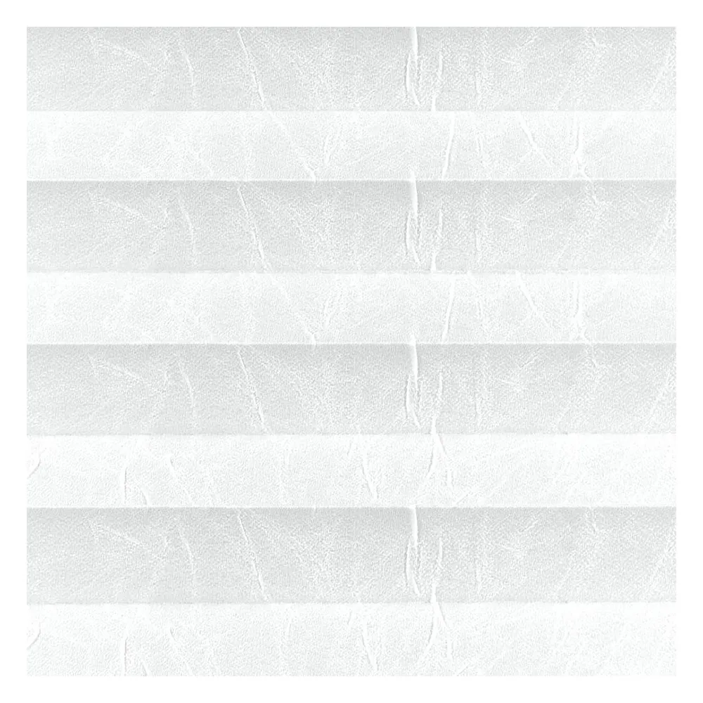 Échantillon tissu pour store plissé sur mesure | 10201 blanc / translucide / Cara Crush B1