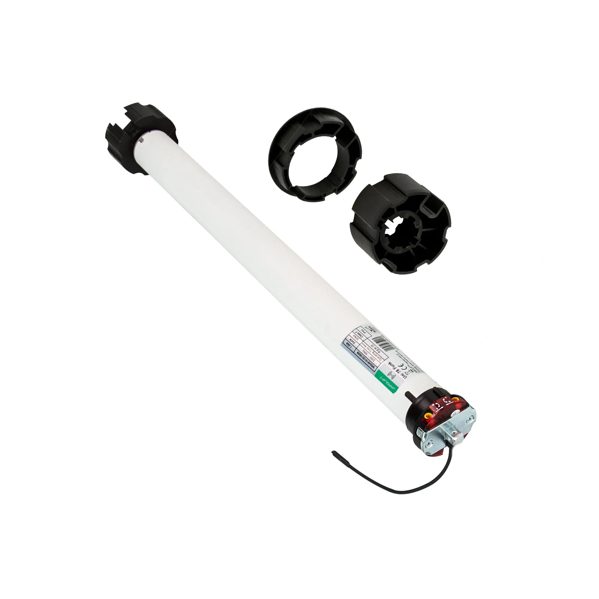 Moteur radio pour store banne Universel | UNI78F (50 Nm / SW78) + Adaptateur pour axe à gorge 70 mm