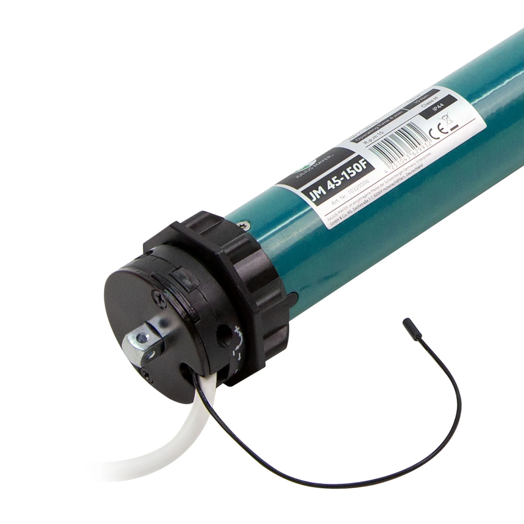 Dispositivo cilindrico con cavo e connessione, adatto per applicazioni meccaniche