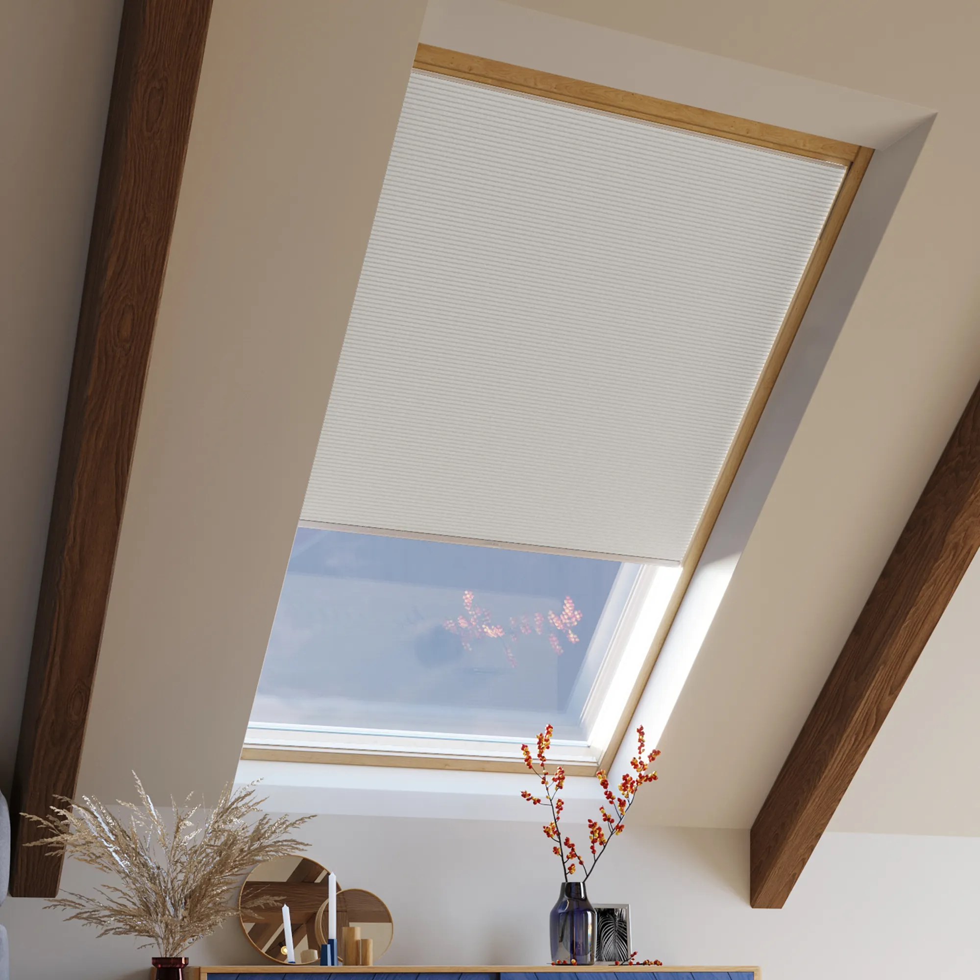 Dachfensterplissee nach Maß | C3 COSIFLOR-System