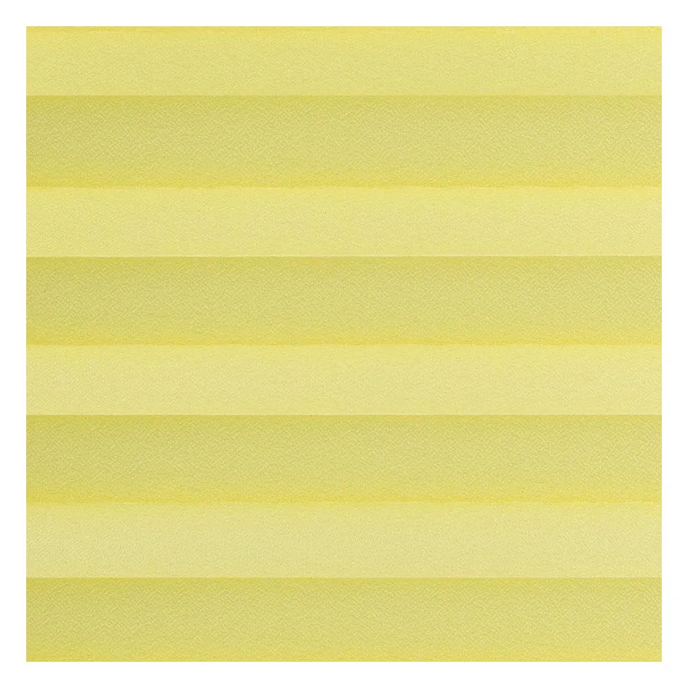 Échantillon tissu pour store plissé sur mesure | 10009 jaune / translucide / Cara
