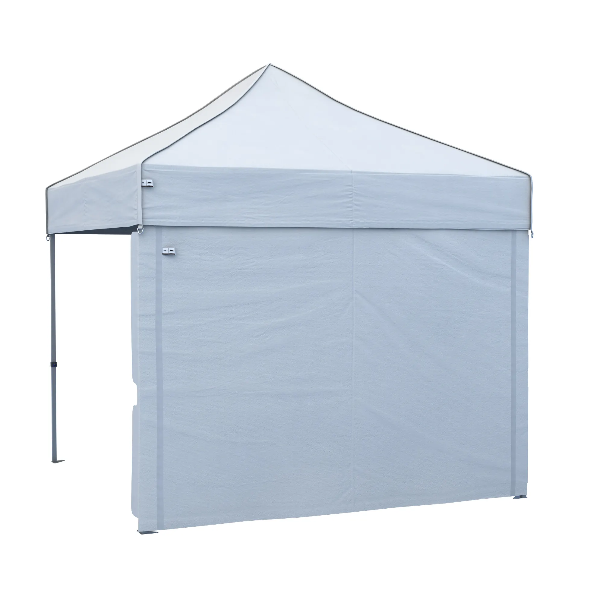 Parete laterale per gazebo pieghevole con apertura per finestra e struttura stabile