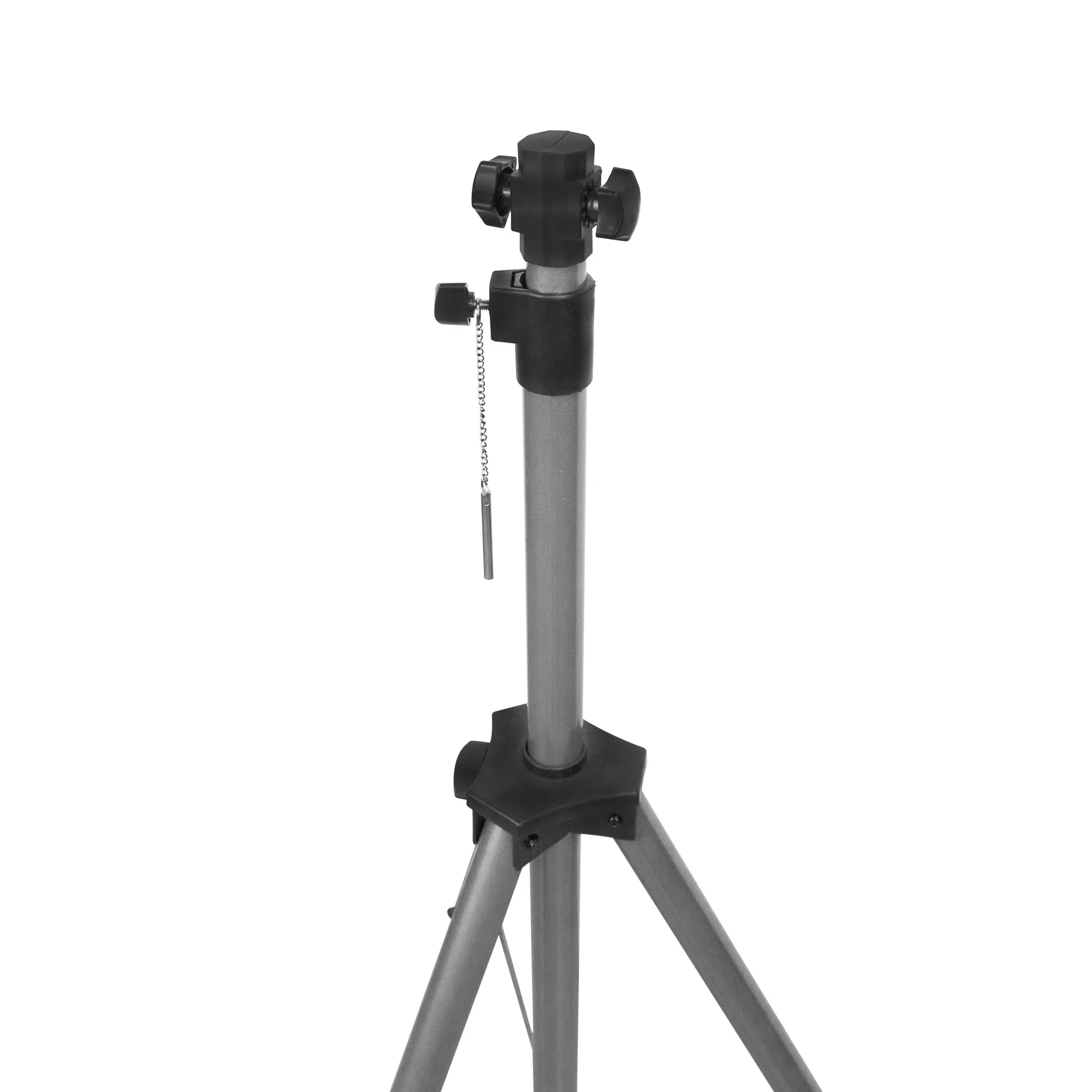 Treppiede per riscaldatore a infrarossi con tubo telescopico regolabile e meccanismo a catena