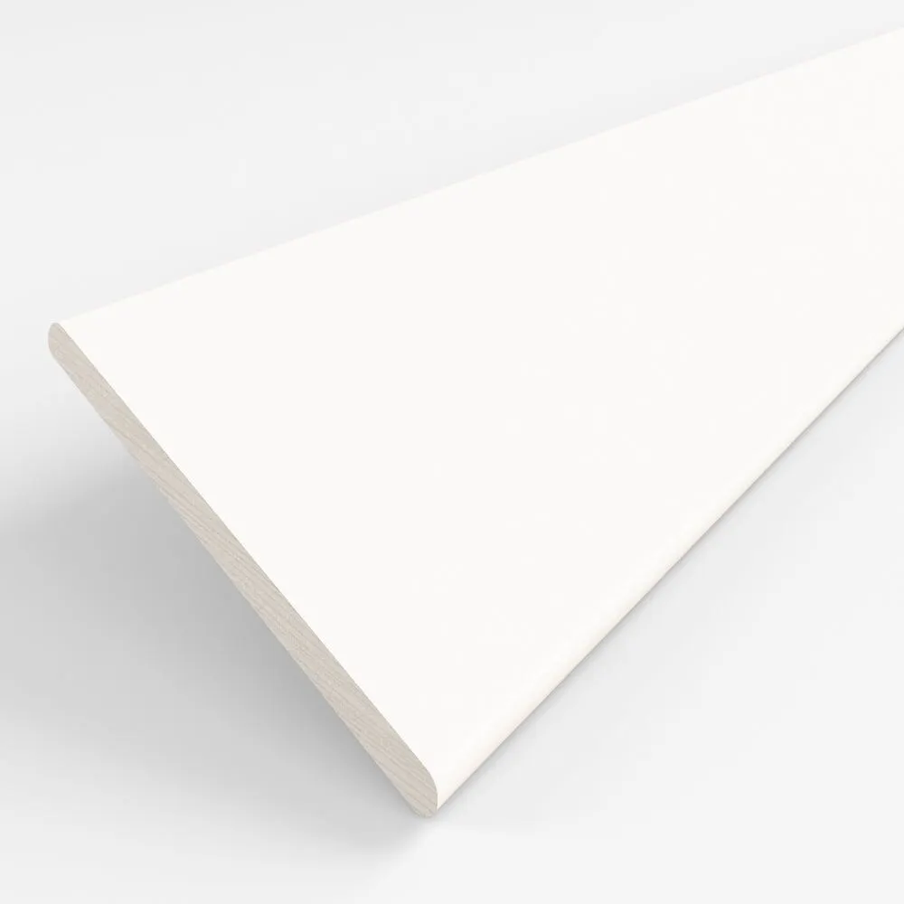 Muestra de lama para persiana veneciana de madera a medida | Tilo / 50 mm / Soft White