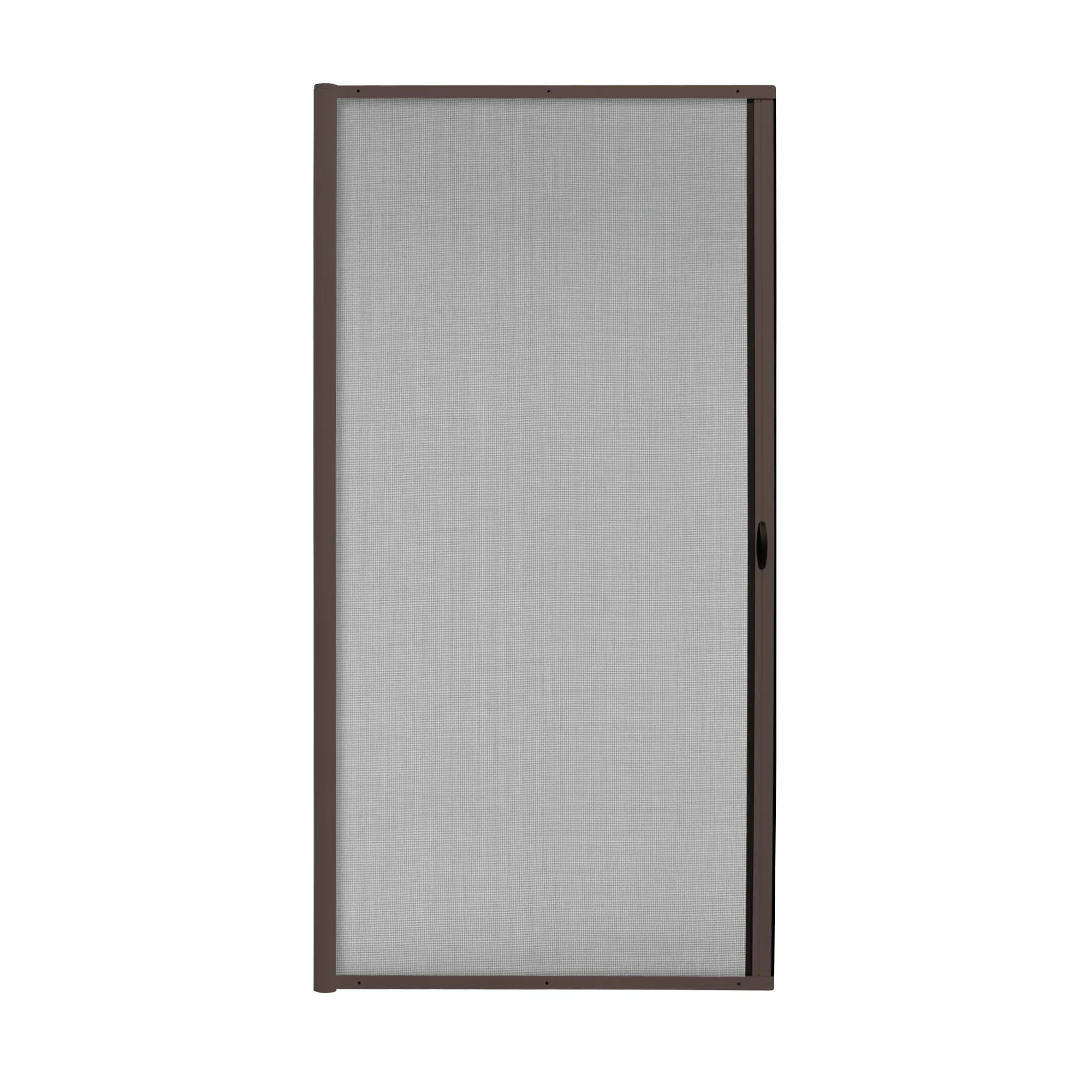 Moustiquaire enroulable latérale 3 en 1 Zanzara | Cadre en aluminium, 140 x 240 cm, brun