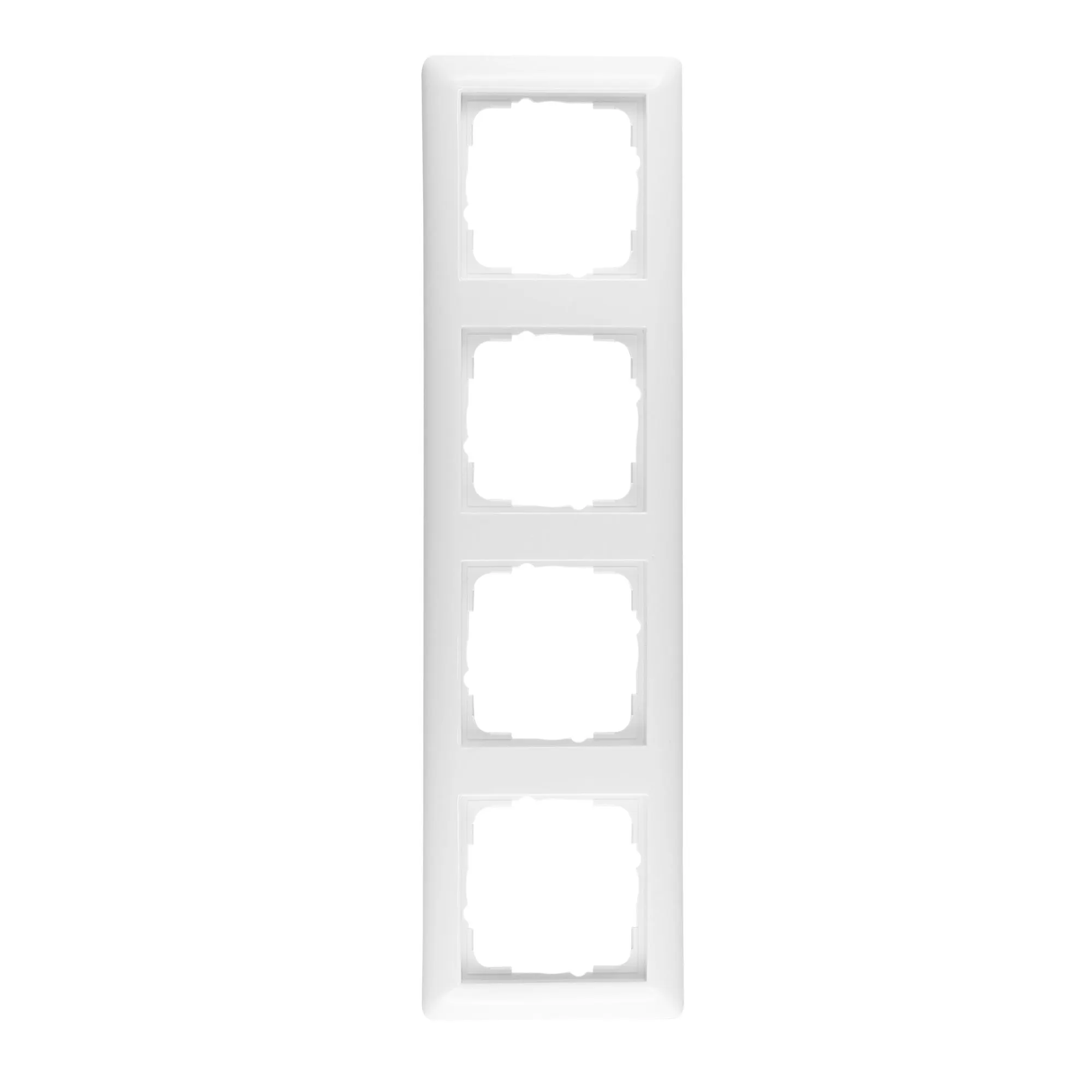 Standard 55 Rahmen System | 4-Fach / reinweiß glänzend / 21403