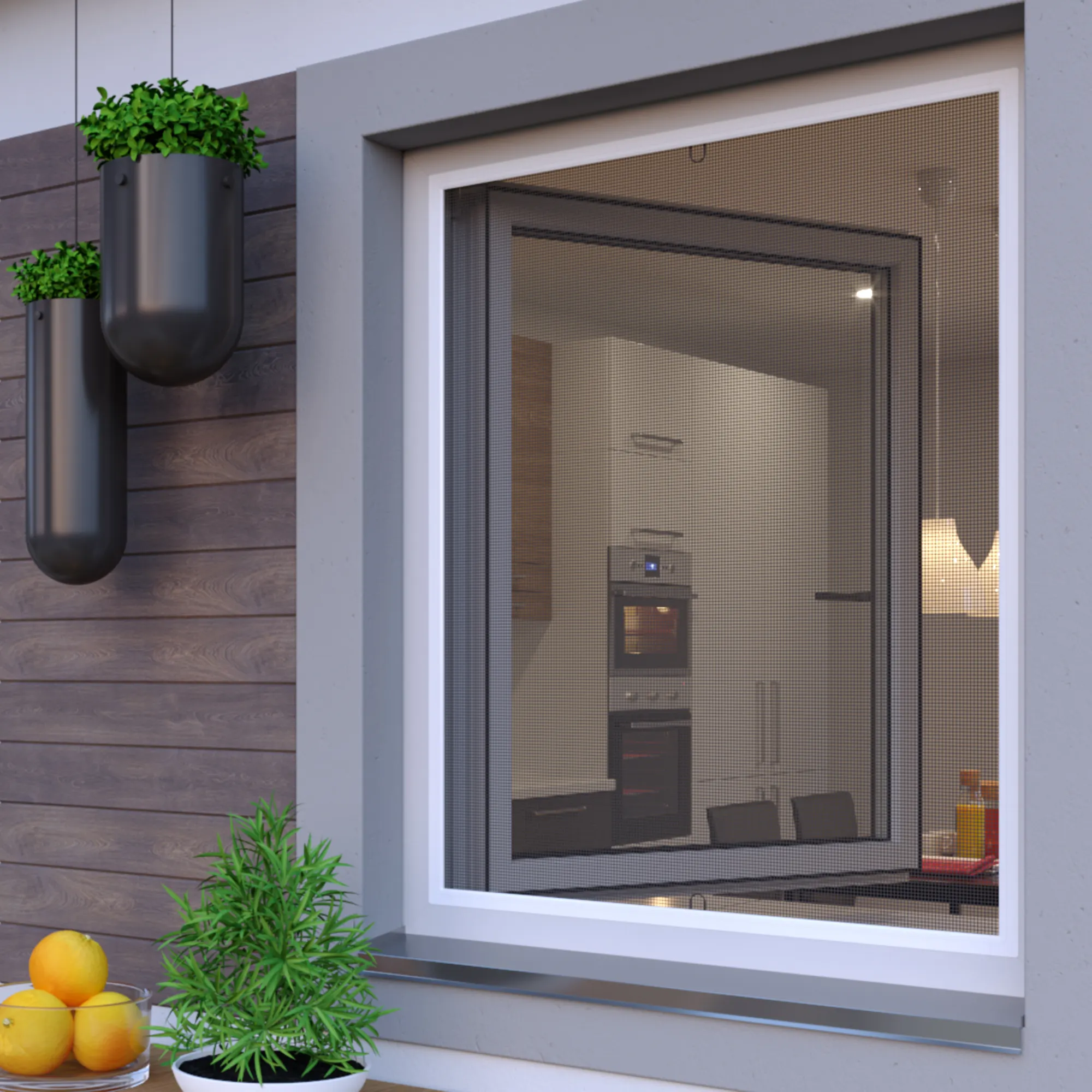 Mosquitera con marco fijo SlimLine a Medida