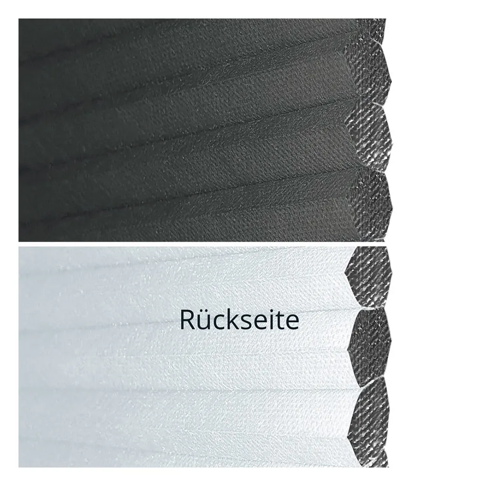 Échantillon tissu pour store plissé sur mesure | 70065 noir / tamisant / Neo RD