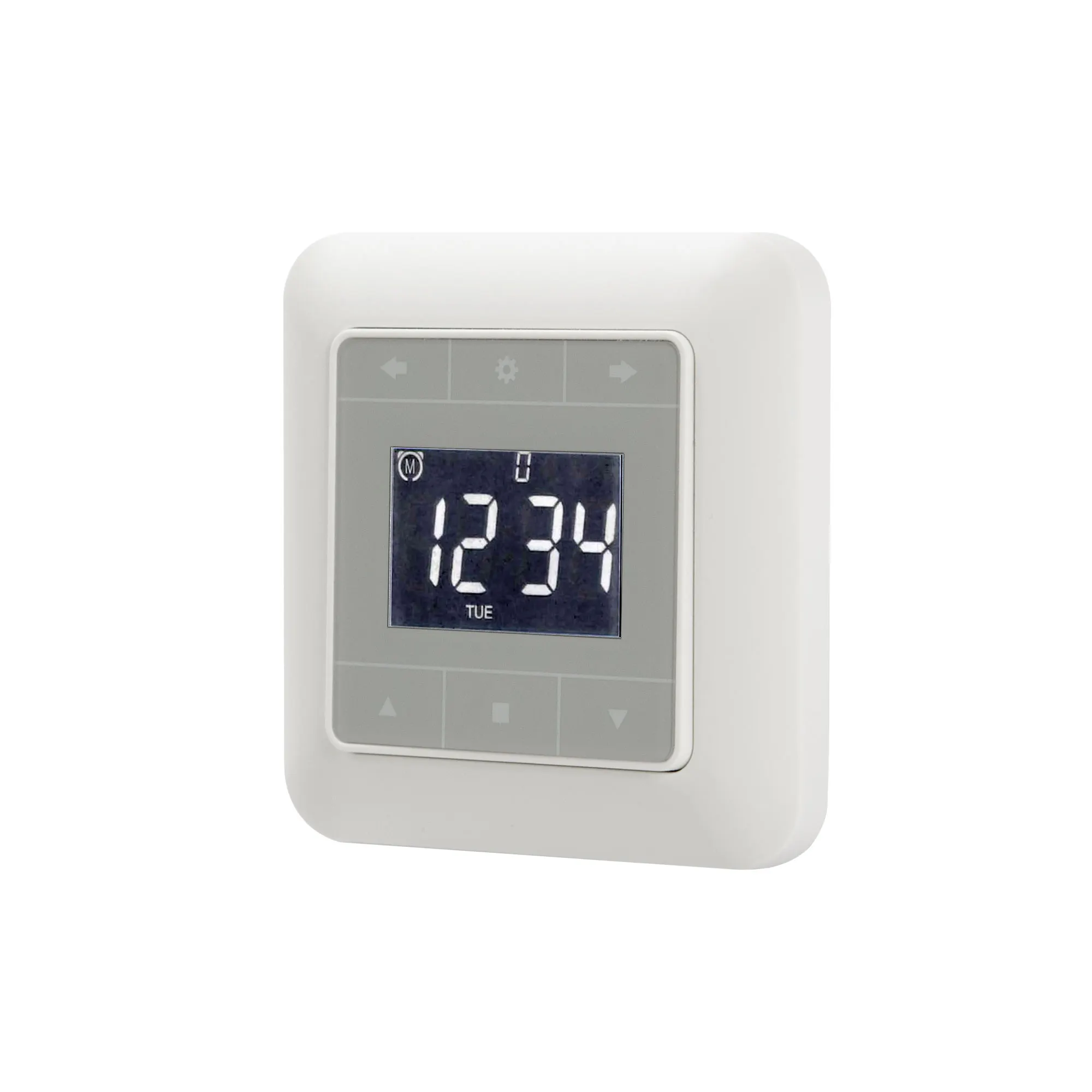 Timer digitale con display touch e tasti per impostare il tempo