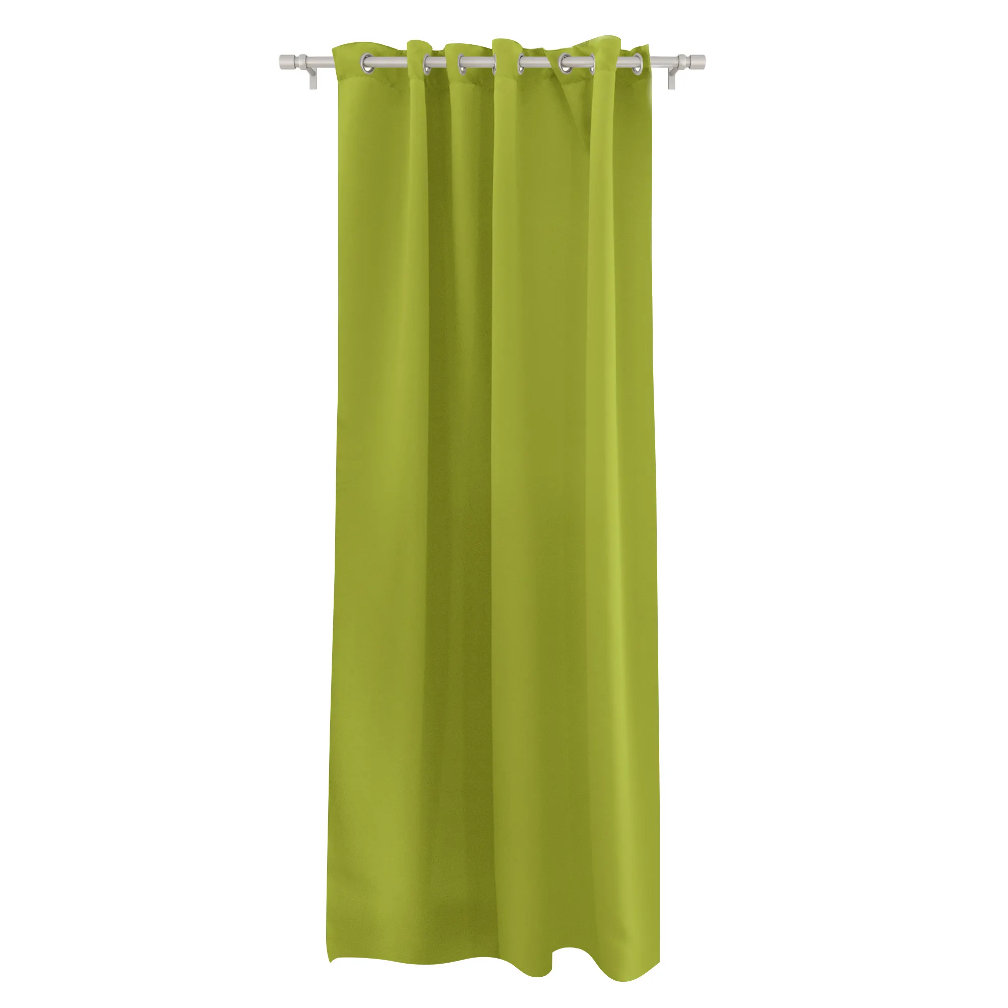 Tenda ad anelli appesa a una barra, tessuto liscio, adatta per oscurare o decorare