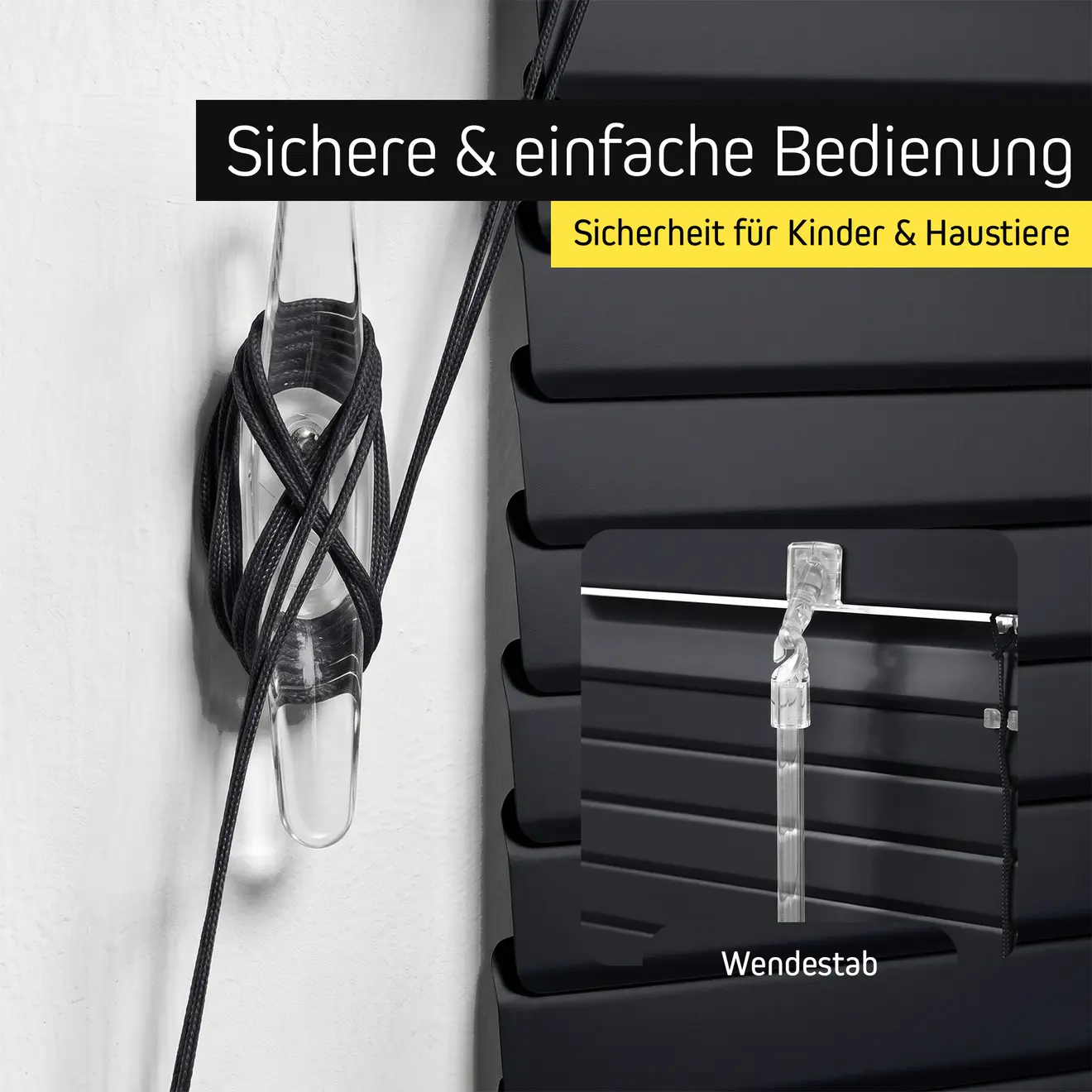 Sichere & einfache Bedienung