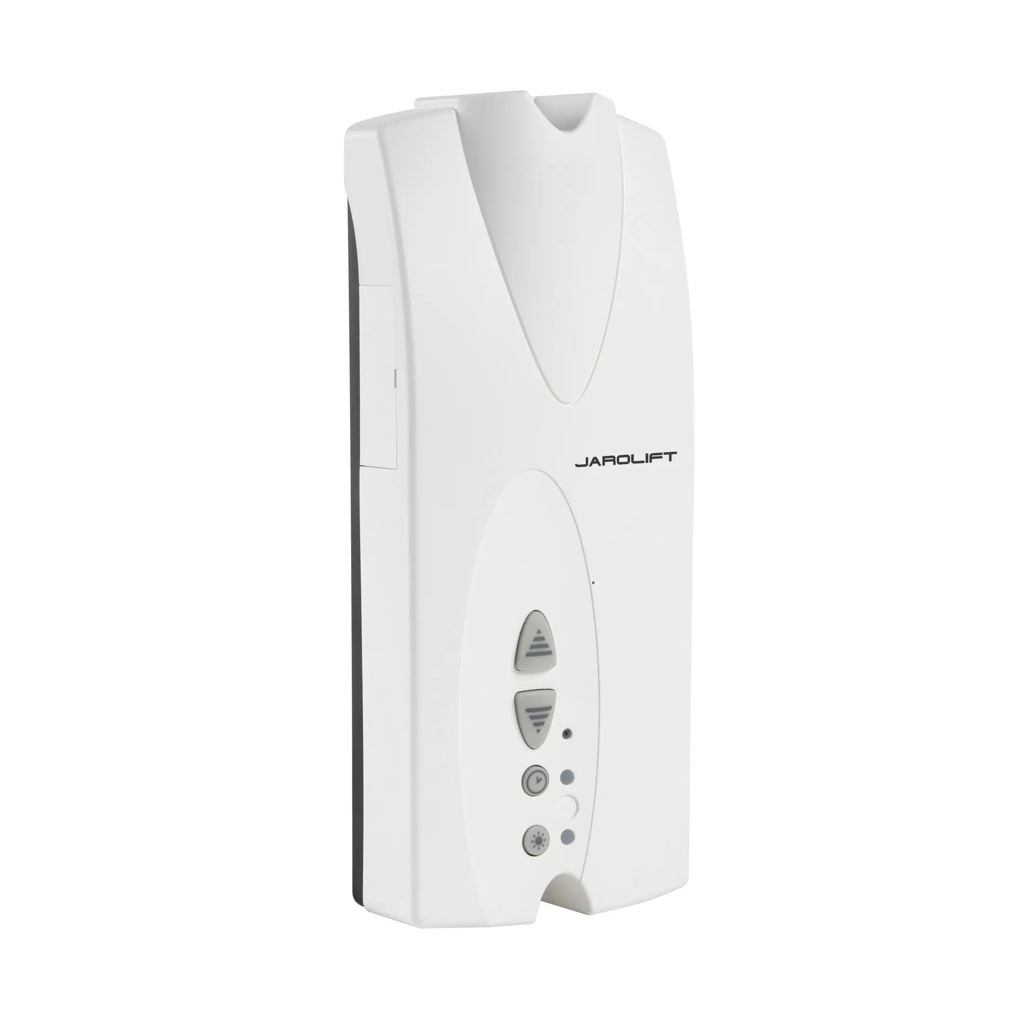 Recogedor de persiana eléctrico JAROMAT Level | AP 15-23/5 / blanco / para cinta de 15 y 23 mm de ancho