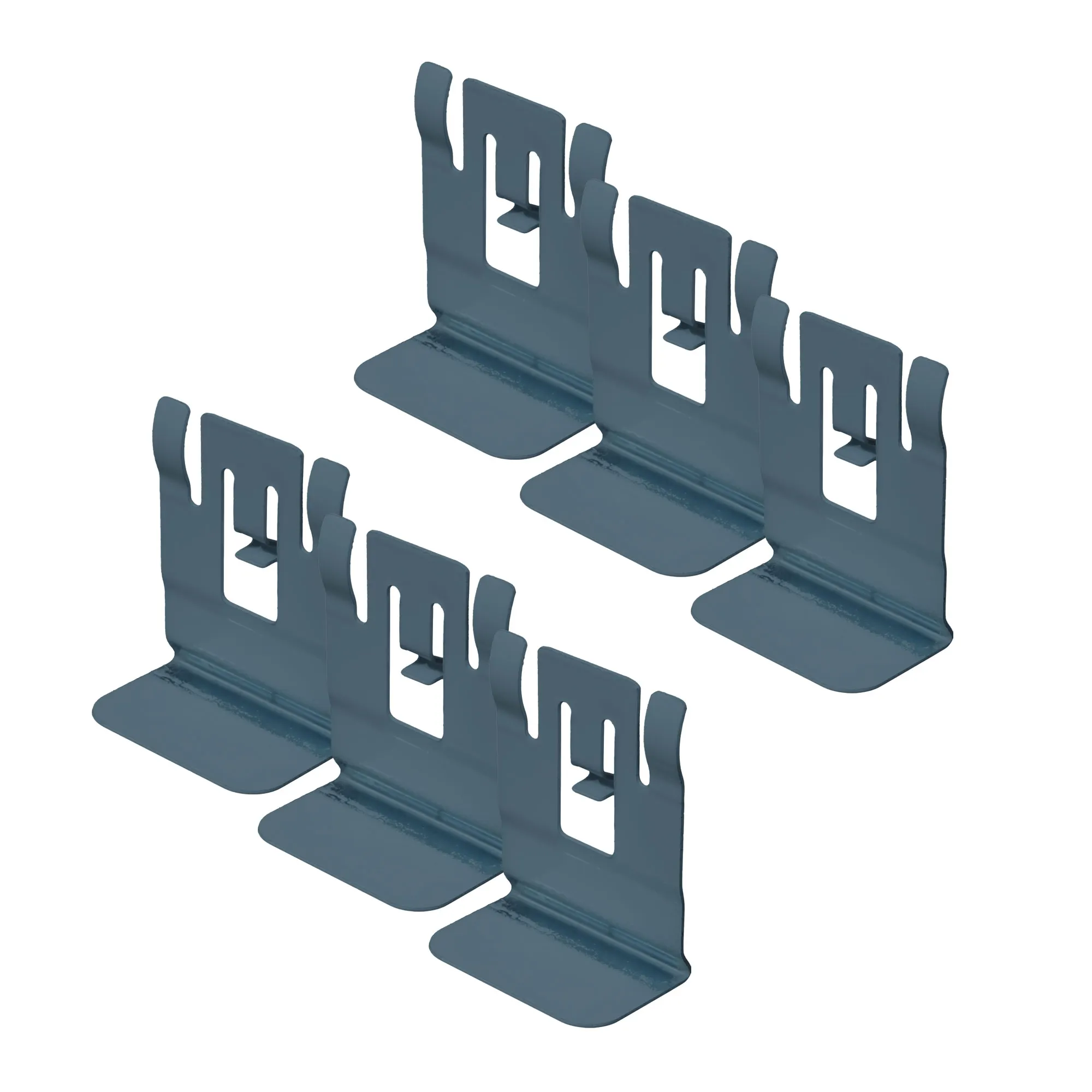 Klemmhalter für Perfect Fit Rahmen | Glasleistentiefe 20 mm, 6 Stück, anthrazit