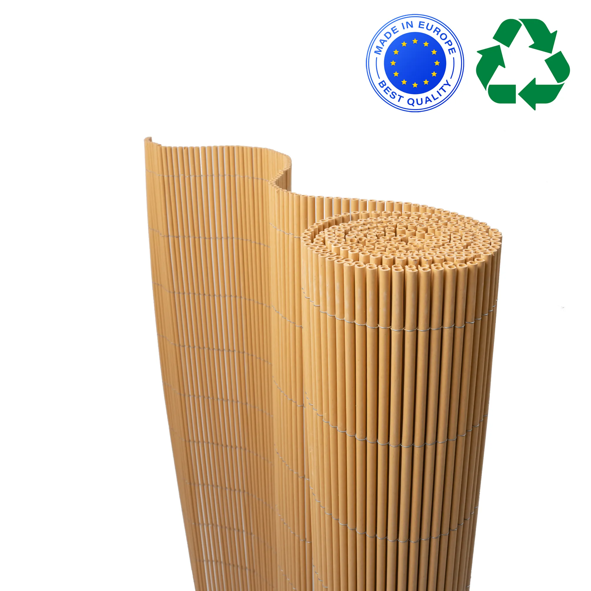 Tappetini di protezione visiva in plastica, adatti per uso esterno, con simboli di riciclaggio