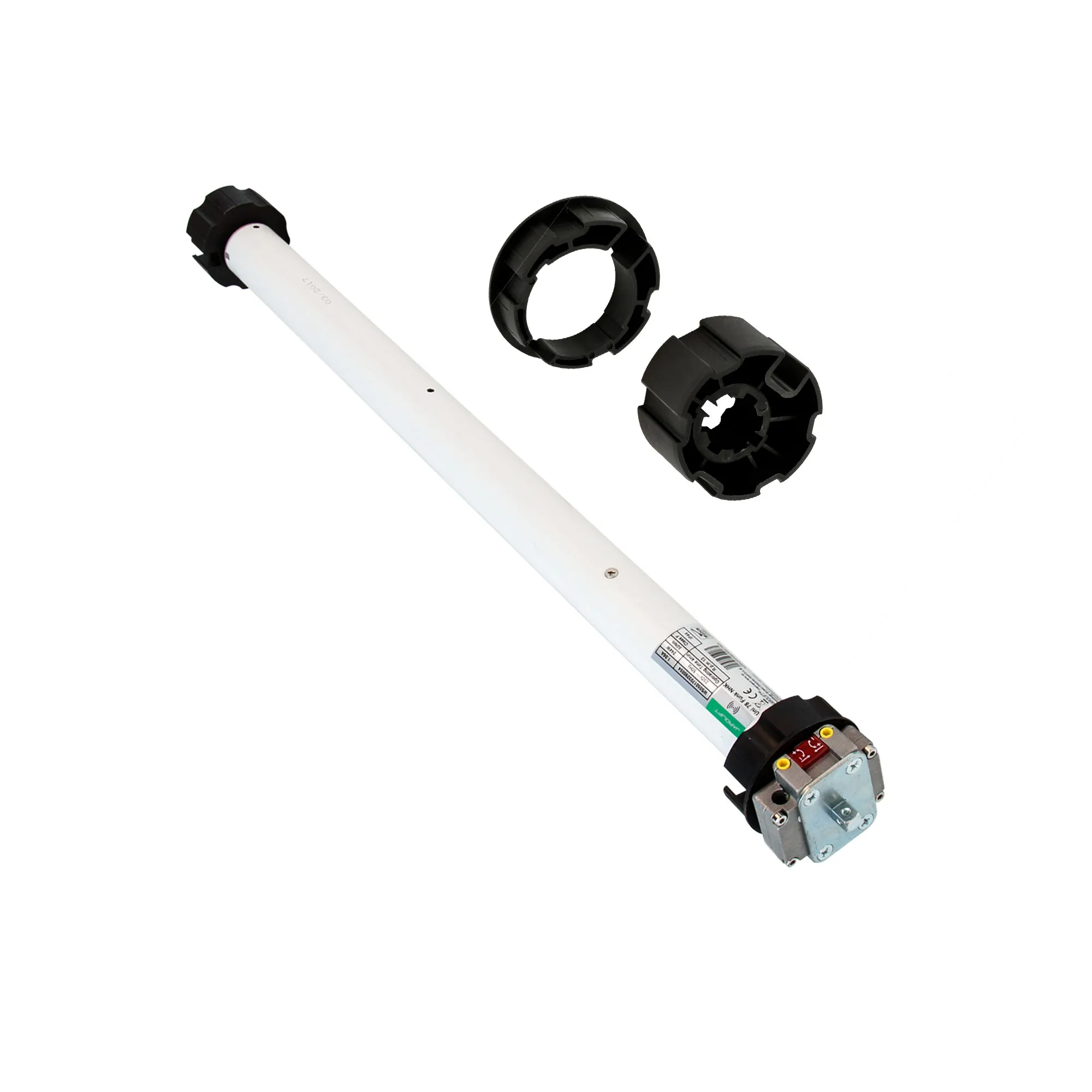 Motor vía radio para toldo universal | UNI78F NHK (50 Nm / SW78 / Reductor NHK) + Adaptador para eje ranurado 70 mm