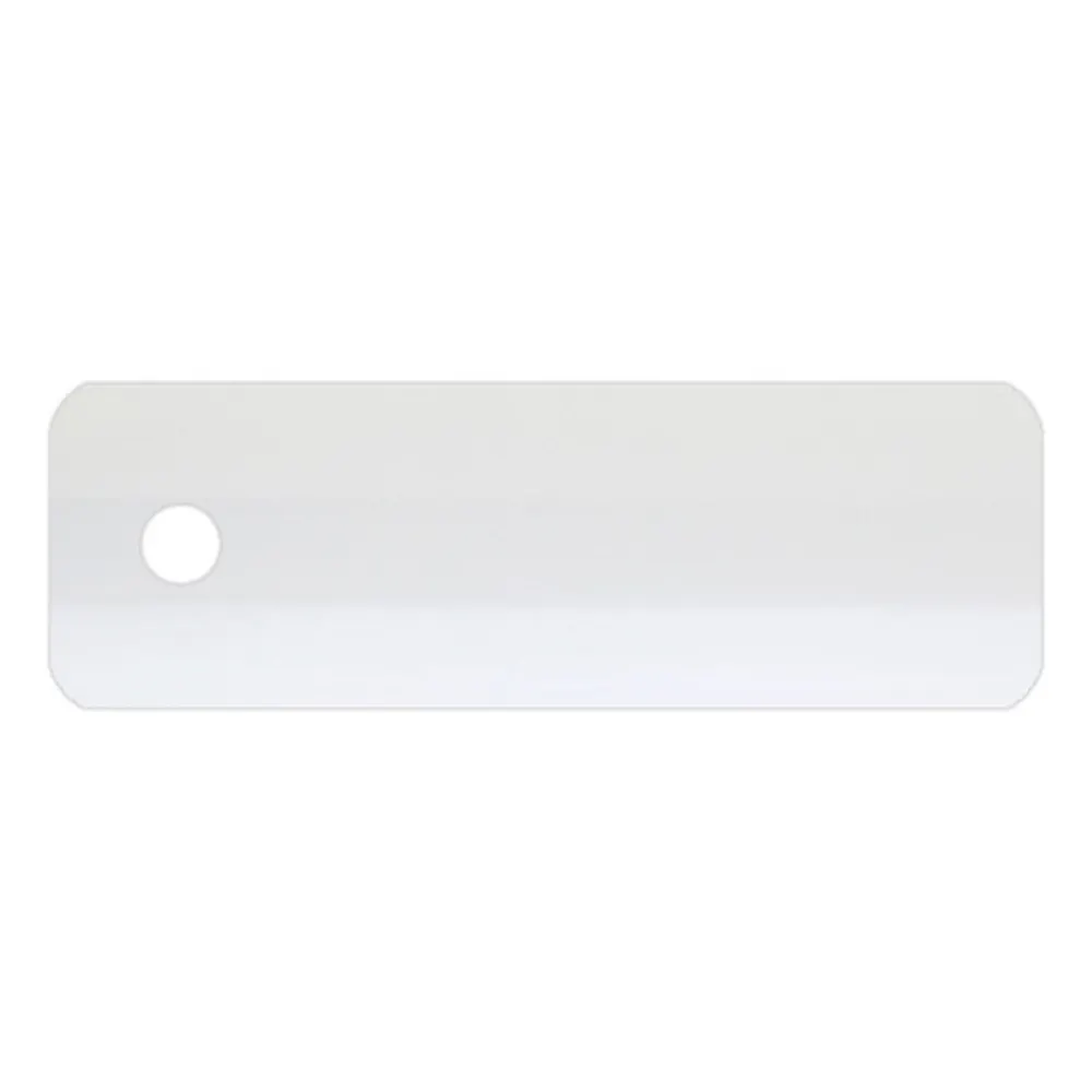 Muestra de lama para veneciana de aluminio a medida | 25 mm / 900 blanco / brillante