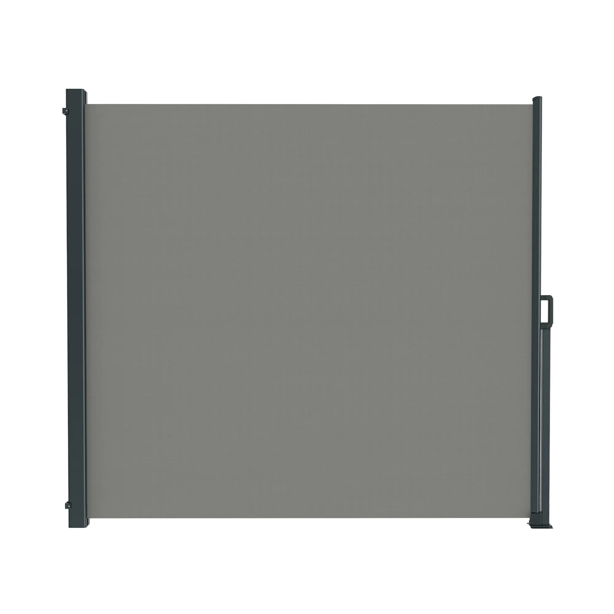 Tenda a caduta con supporto e maniglia, adatta come protezione della vista e solare