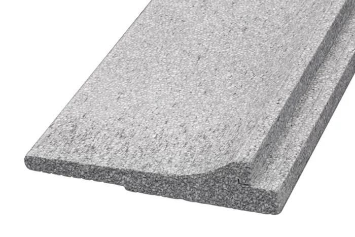 Pannello isolante per cassonetto avvolgibile, rettangolare, con scanalatura per facile montaggio e isolamento termico