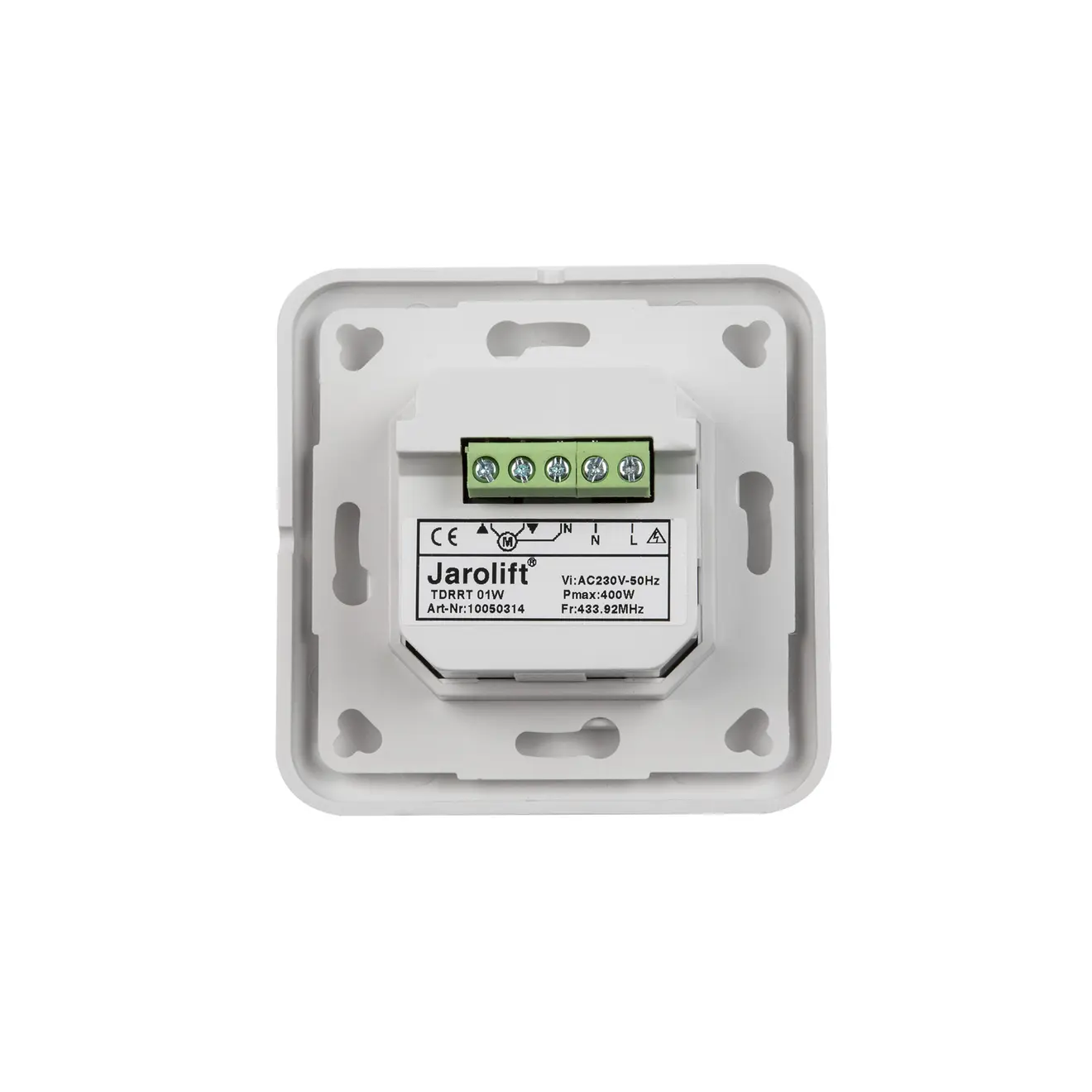 Rückseite - JAROLIFT®™ 1-Kanal Funkempfänger Timer für Rohrmotoren