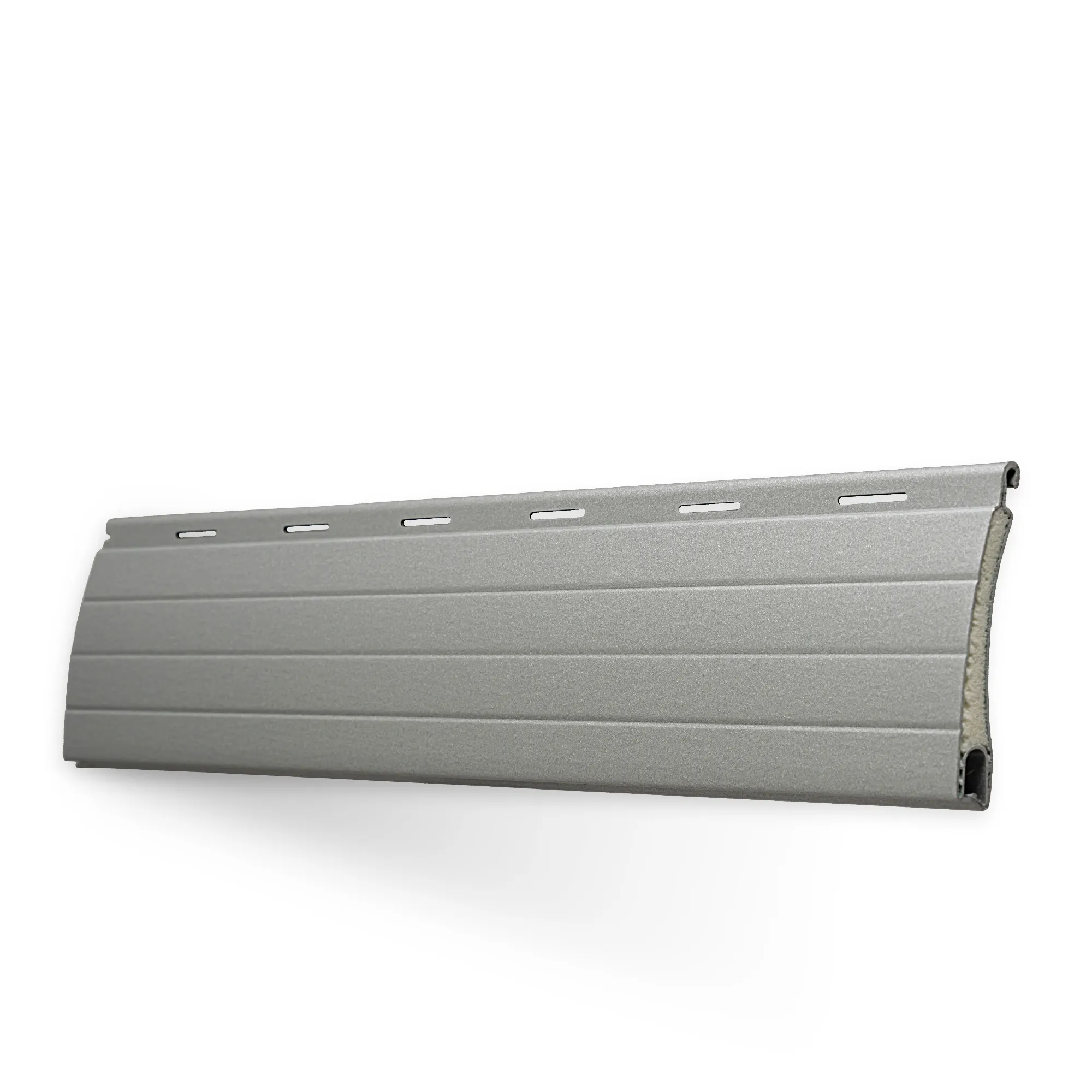 Lamellen-Muster für Rollladenpanzer nach Maß | Aluminium / PA37 / 01 silber
