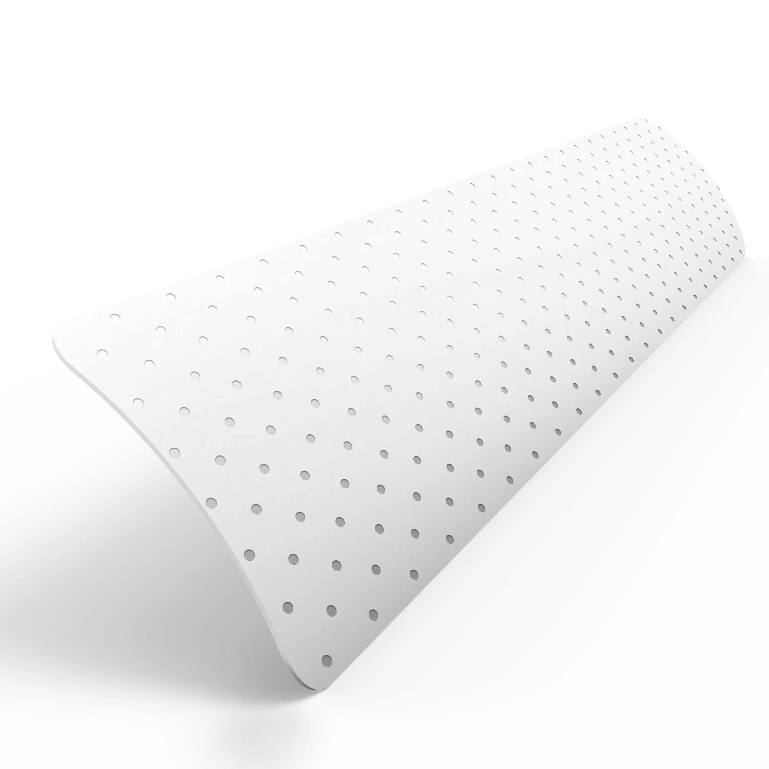 Muestra de lama para veneciana de aluminio a medida | 25 mm, 150 blanco, mate, perforado