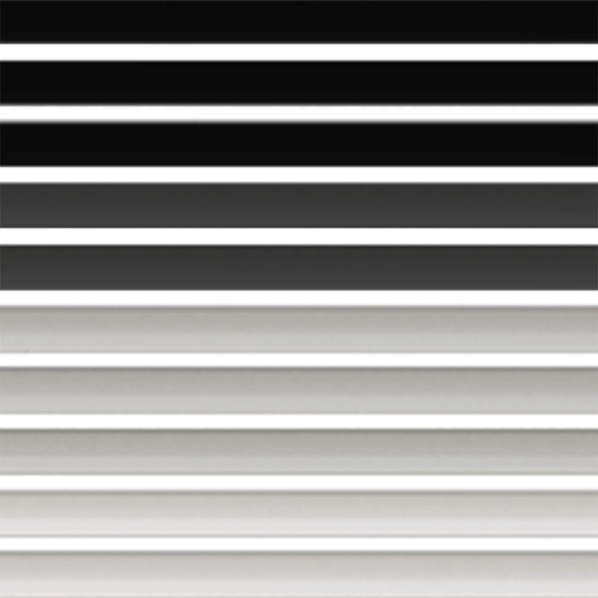 Próbka lameli do żaluzji aluminiowej na wymiar 25 mm / MC02 Laya czarno-biały / mat