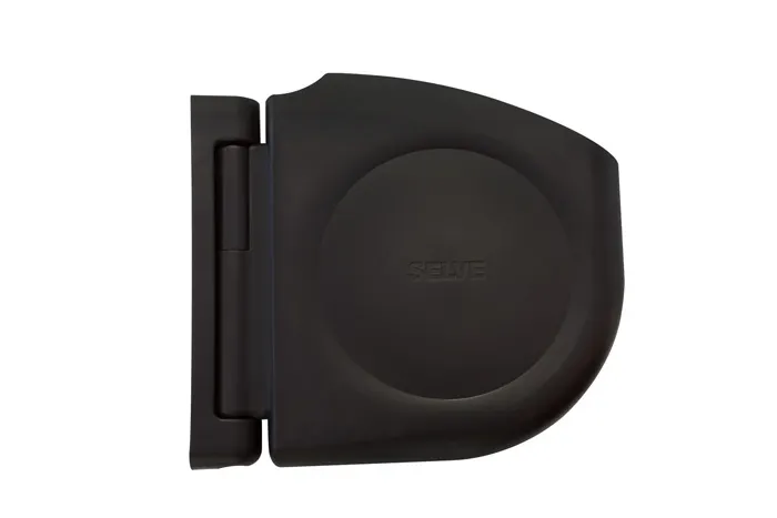 Design Gurtwickler Aufputz mit Scharniersystem | braun / ohne Gurt