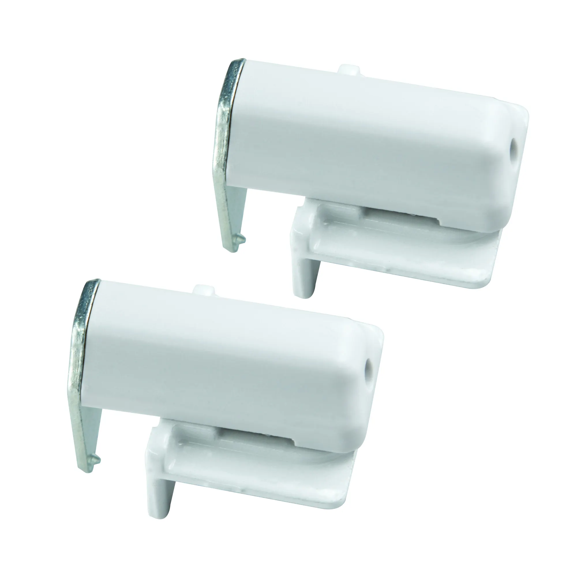 Klemmträger inkl. Schraube für Spannschuh | weiß, 2 Stück