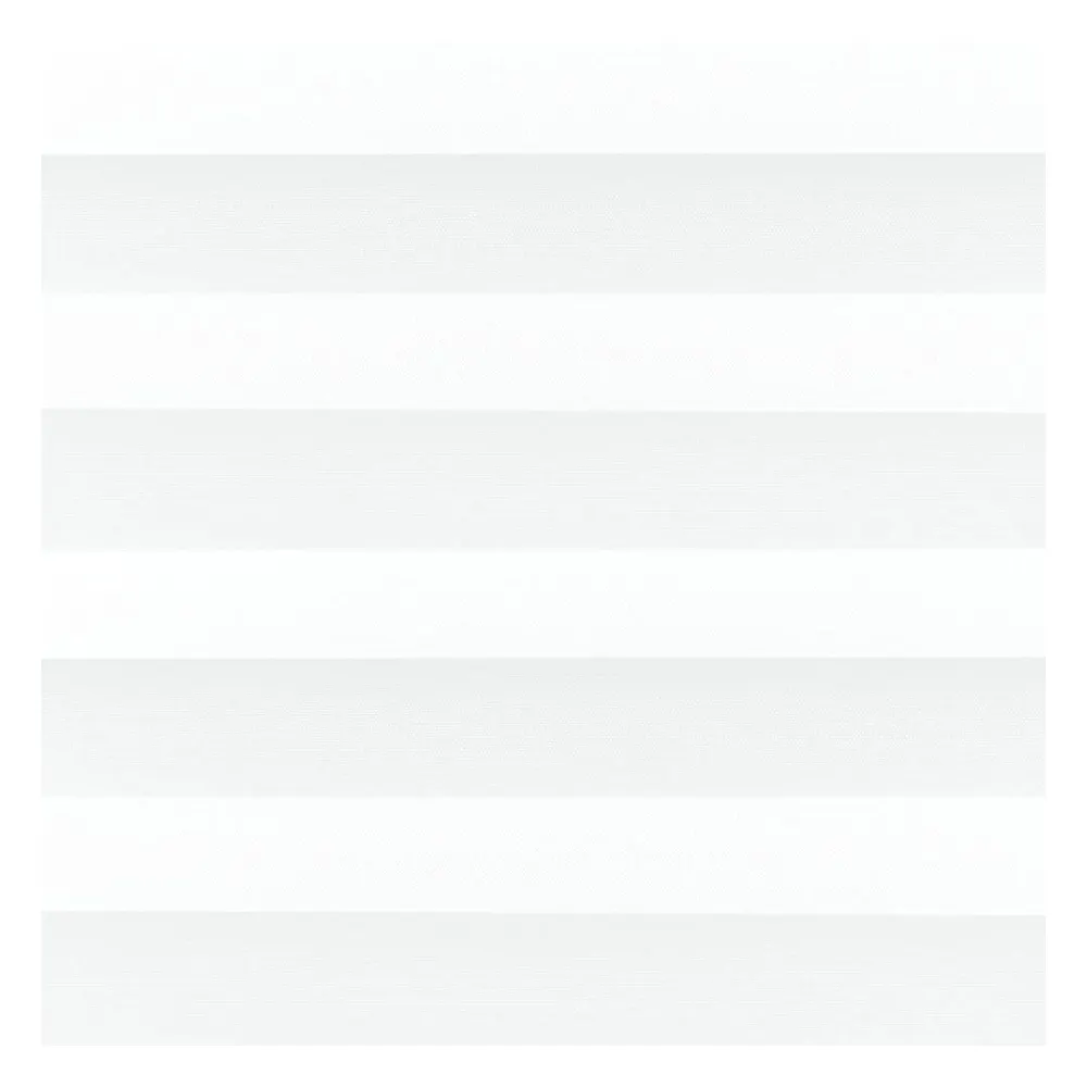 Échantillon tissu pour store plissé sur mesure | Efix001ch blanc / translucide / easyfix