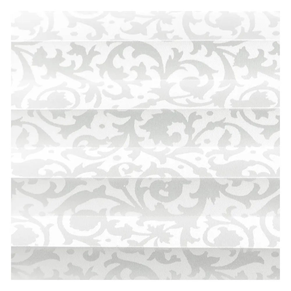 Échantillon tissu pour store plissé sur mesure | 30571 blanc / translucide / Arabesque