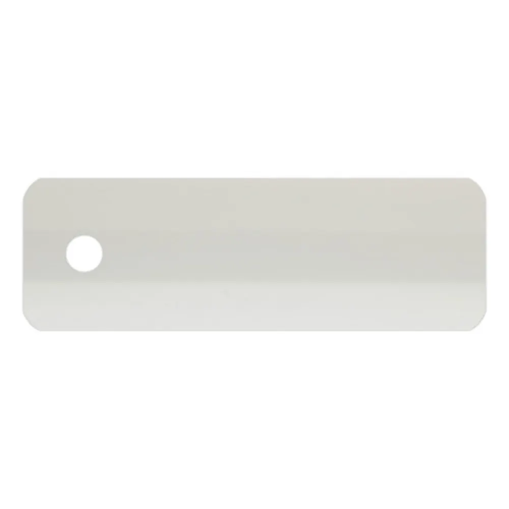 Échantillon lame pour store vénitien en aluminium sur mesure | 25 mm / 8012 gris / brillant