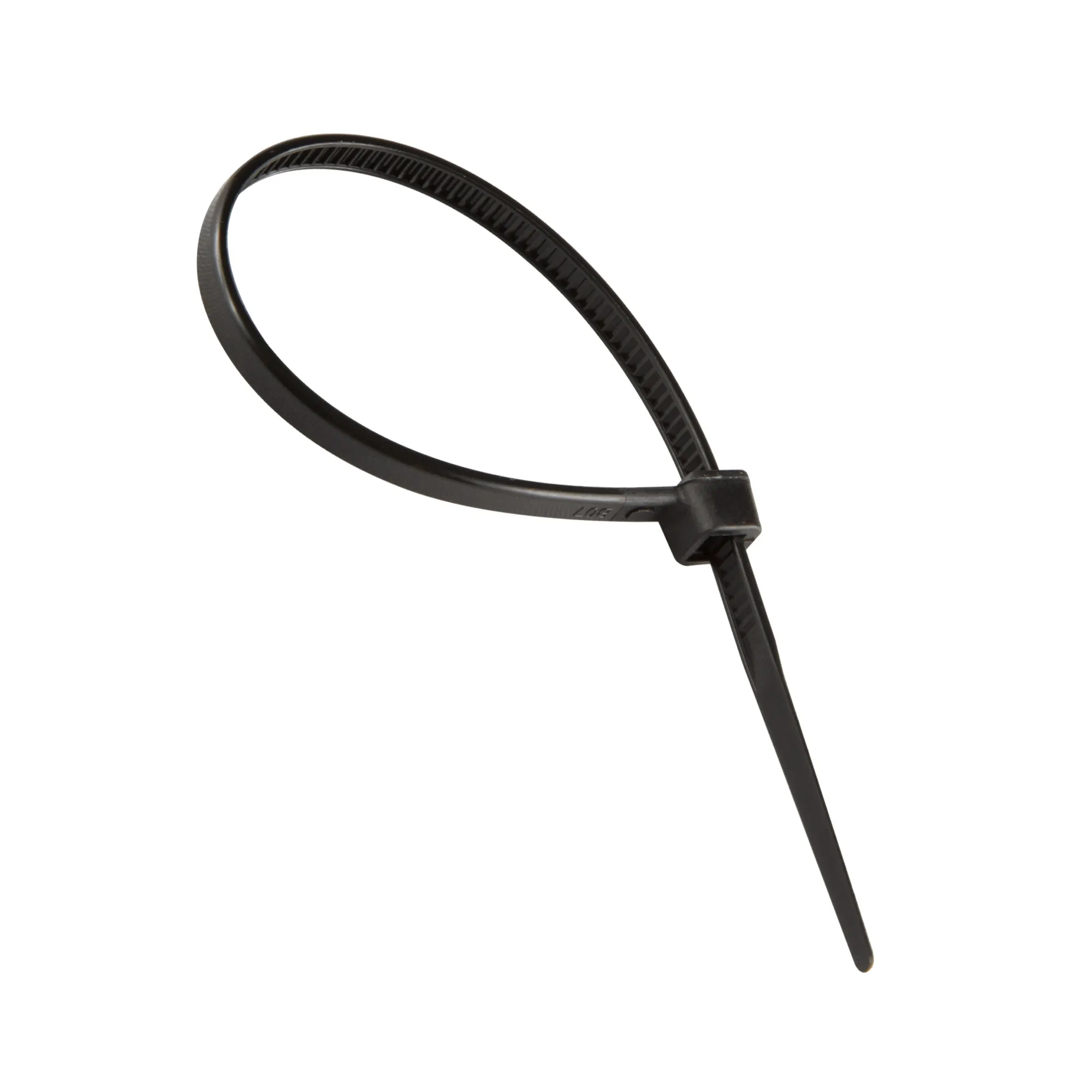 Opaska zaciskowa z tworzywa sztucznego | 50 sztuki, 3,6 x 140 mm, czarny