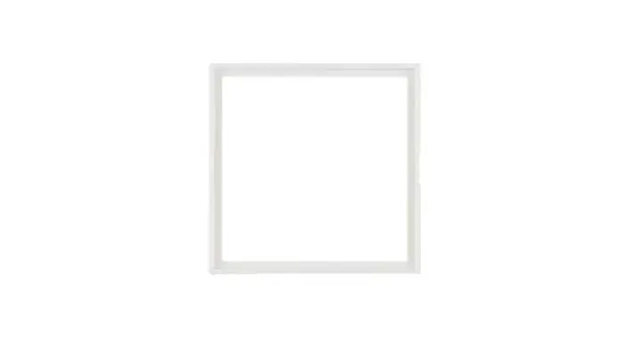 Quadratischer Zwischenrahmen, geeignet für Montagezwecke, schlichtes Design