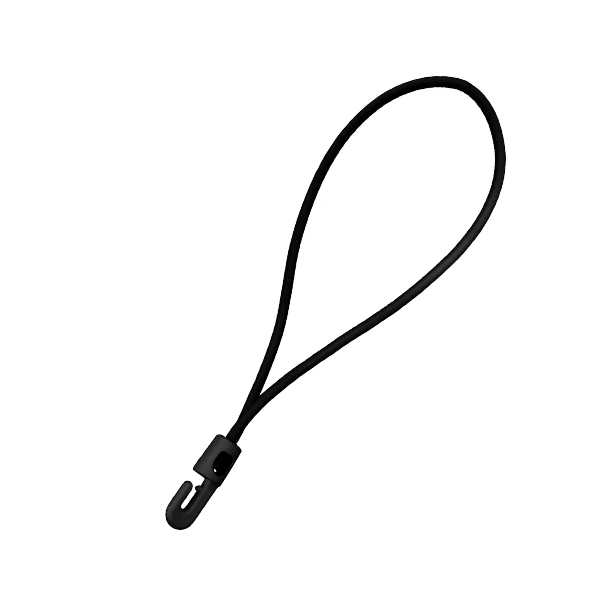 Pętla Expander z plastikowym haczykiem  | 25 cm, czarny