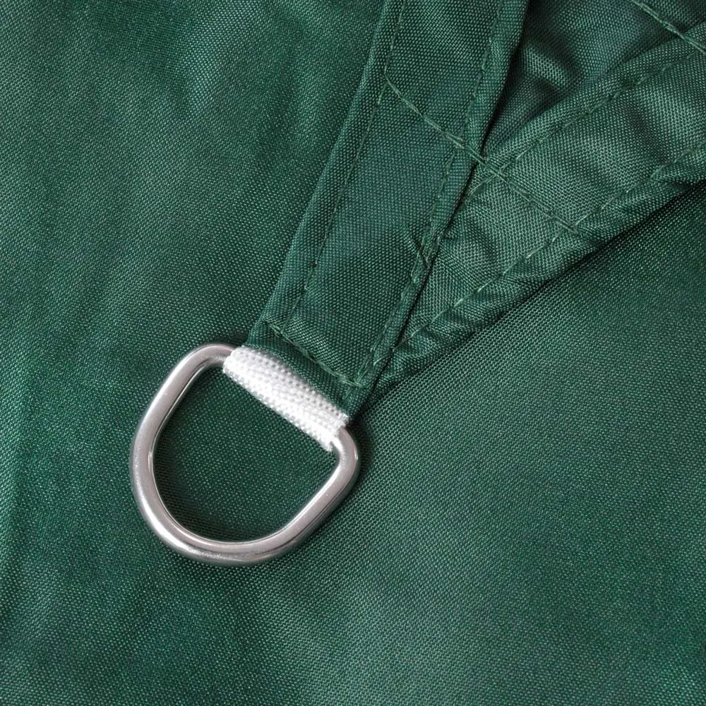 Telo da sole con bordo rinforzato e anello metallico per fissaggio