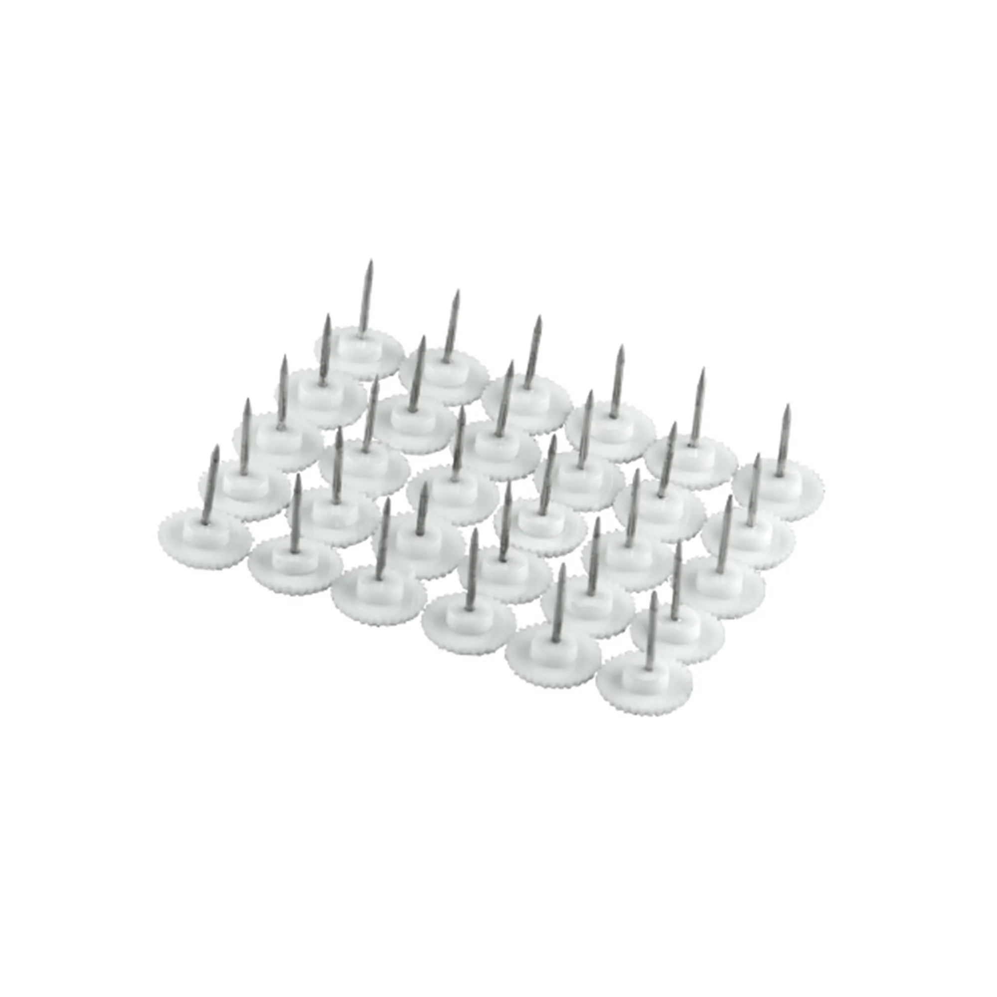 Kit de fixation de moustiquaires avec fermeture magnétique pour cadres en bois | 30 Punaises, blanc