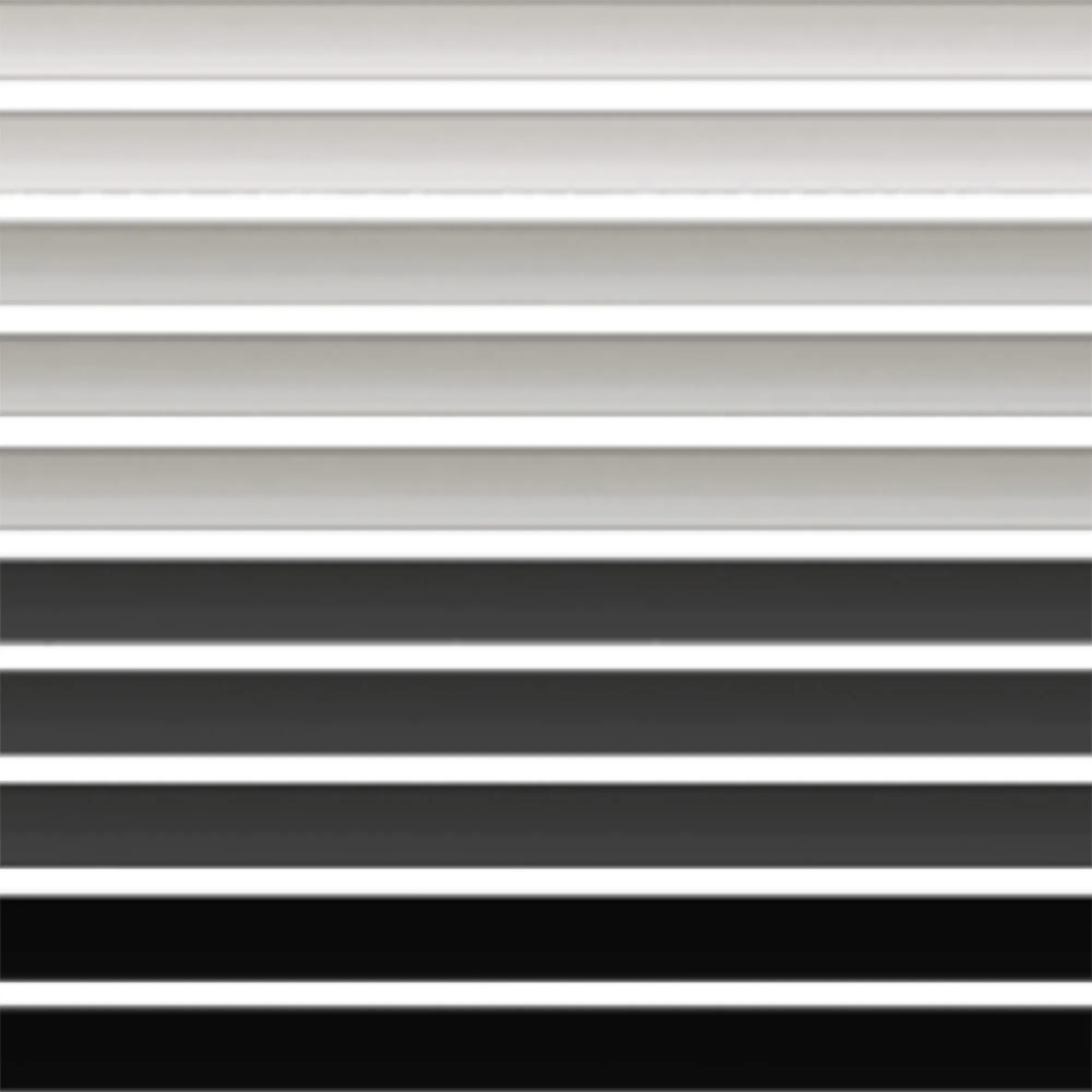 Muestra de lama para persiana veneciana de  aluminio a medida | 25 mm / MC01 Laya blanco-negro / mate