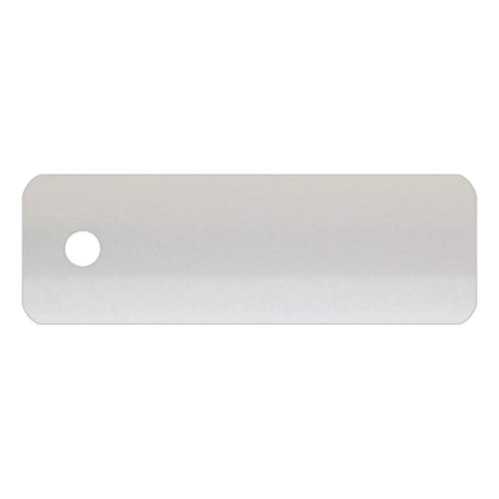 Muestra de lama para veneciana de aluminio a medida | 25 mm / 158 gris / brillante