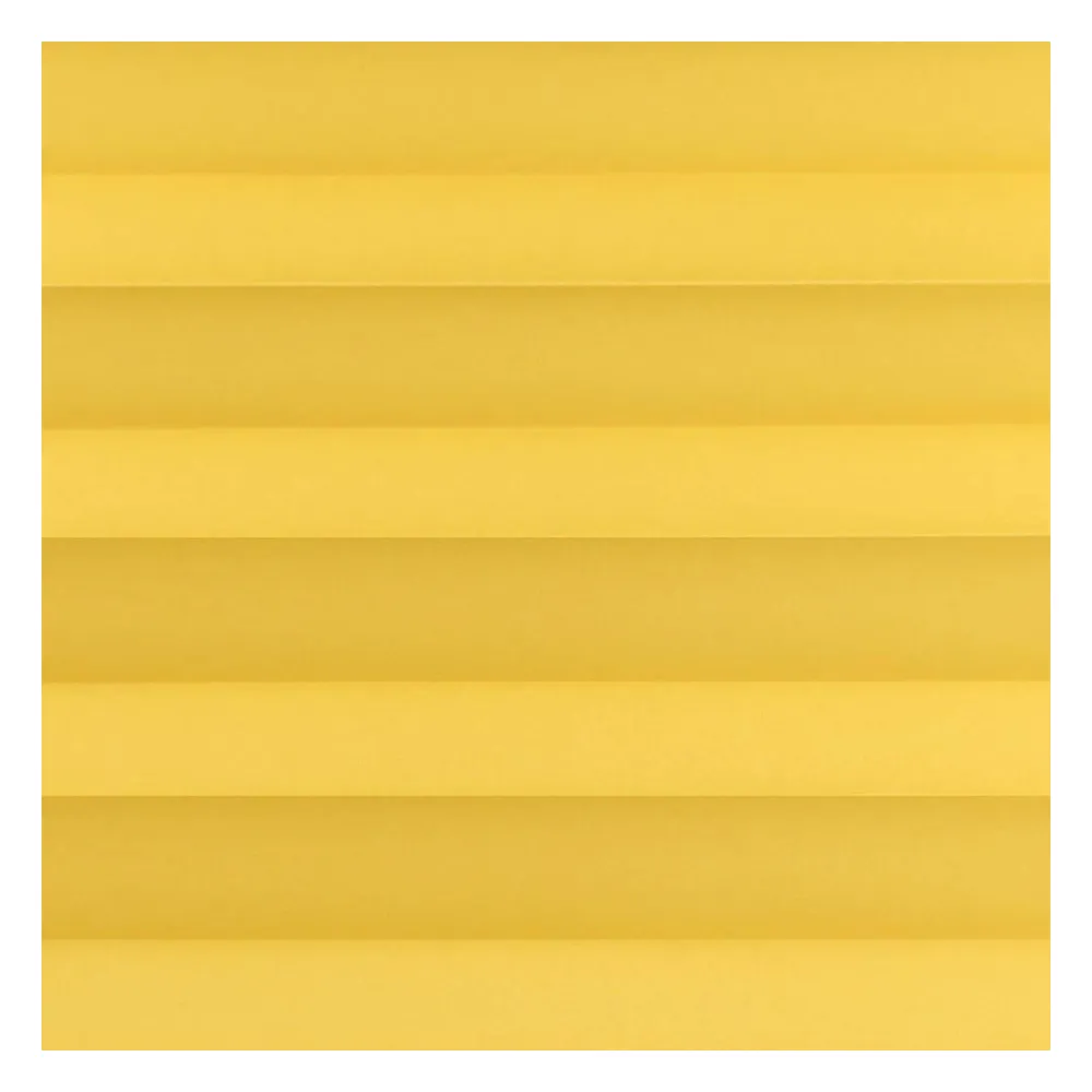 Échantillon tissu pour store plissé sur mesure | Efix004ch jaune / translucide / easyfix
