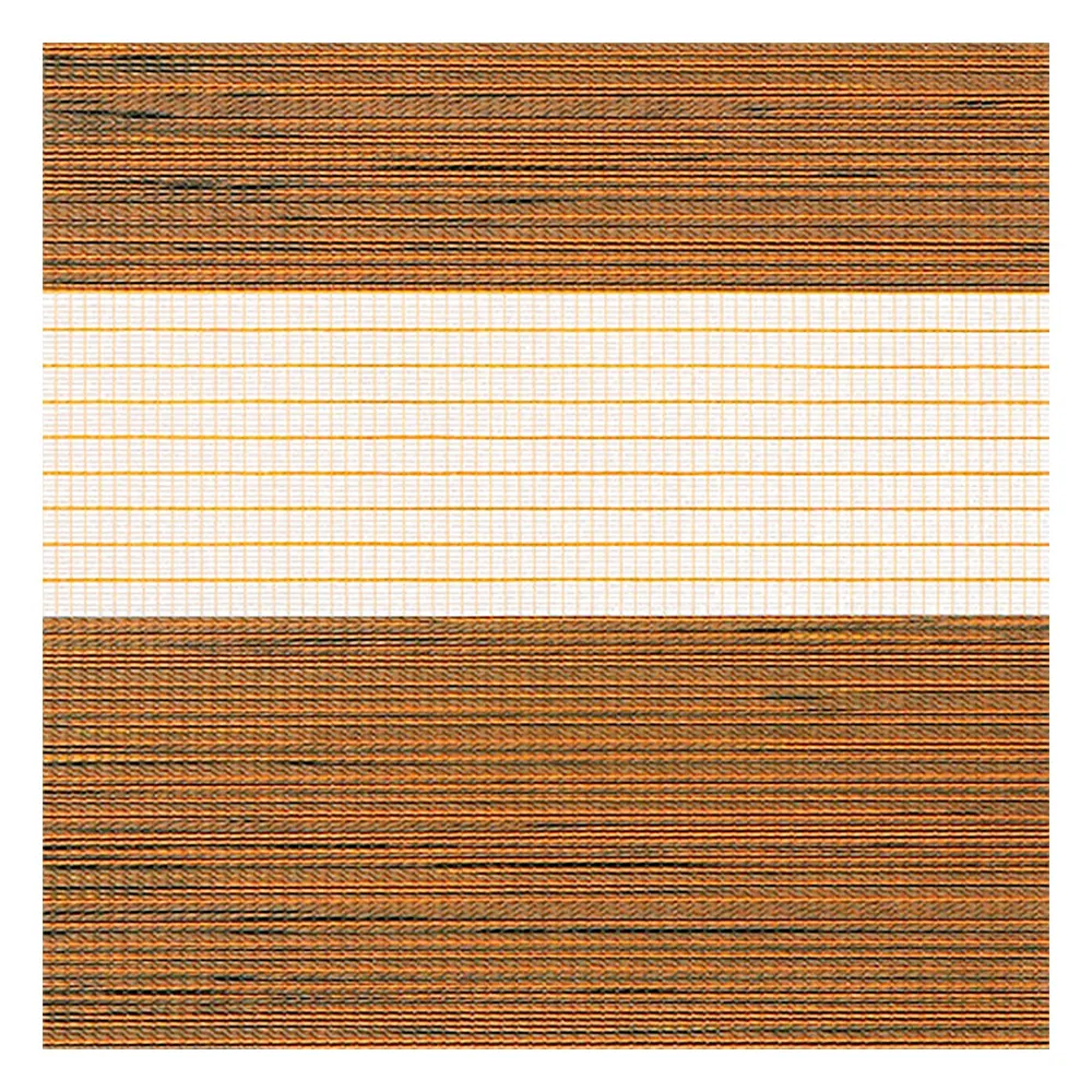 Stoffmuster für Doppelrollo nach Maß | A441 gelb-rot / lichtdurchlässig / Nuria  Stoffmuster für Doppelrollo nach Maß | A441 gelb-rot / lichtdurchlässig / Nuria