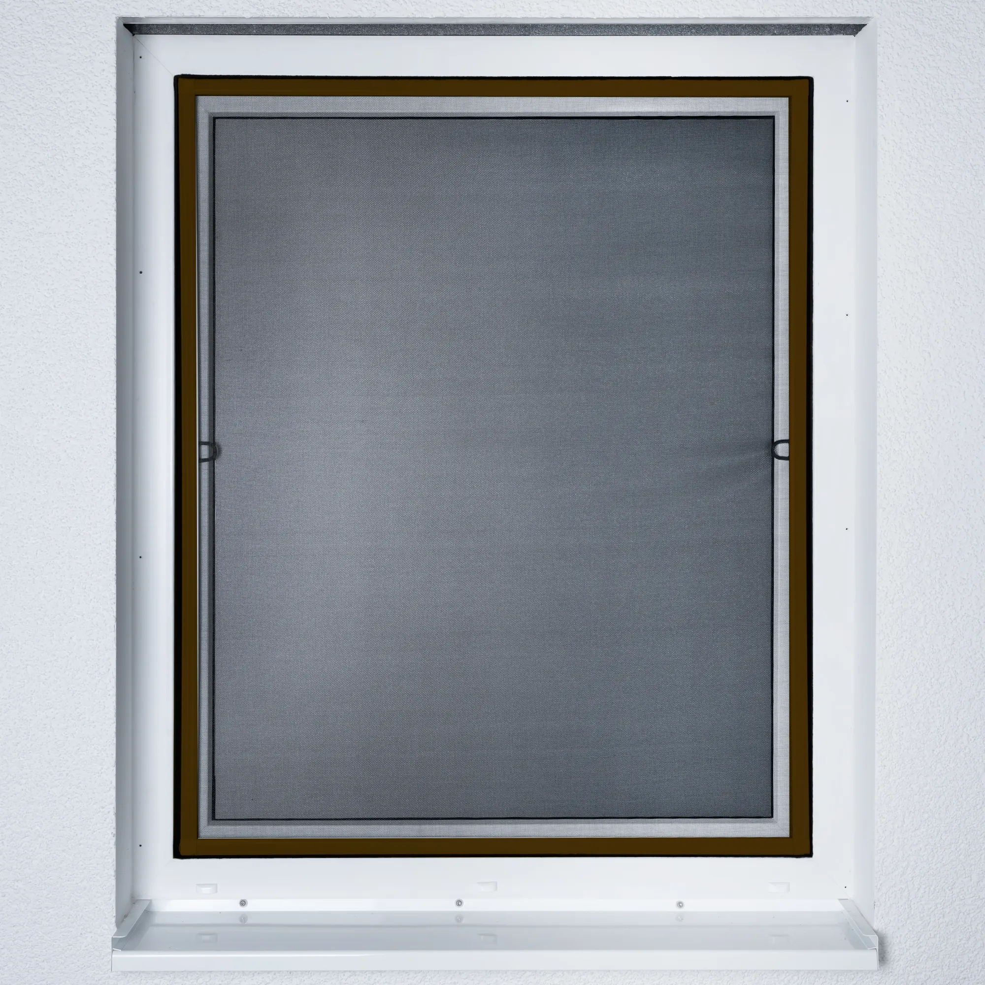 Telaio di protezione per insetti montato nell'apertura della finestra