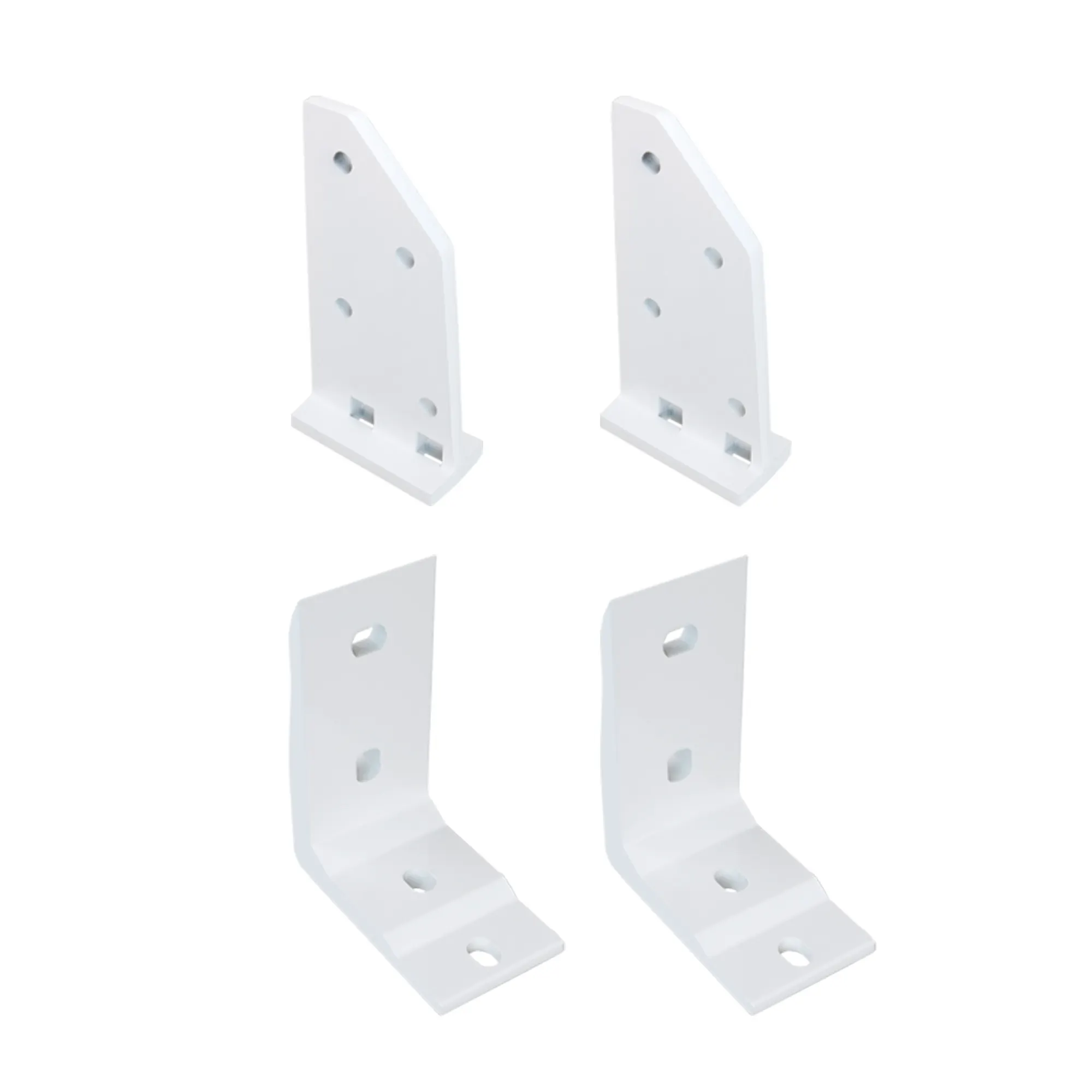 Dachsparrenhalter-Set mit Deckenwinkel für Kassettenmarkise Line | weiß, 2 Stück