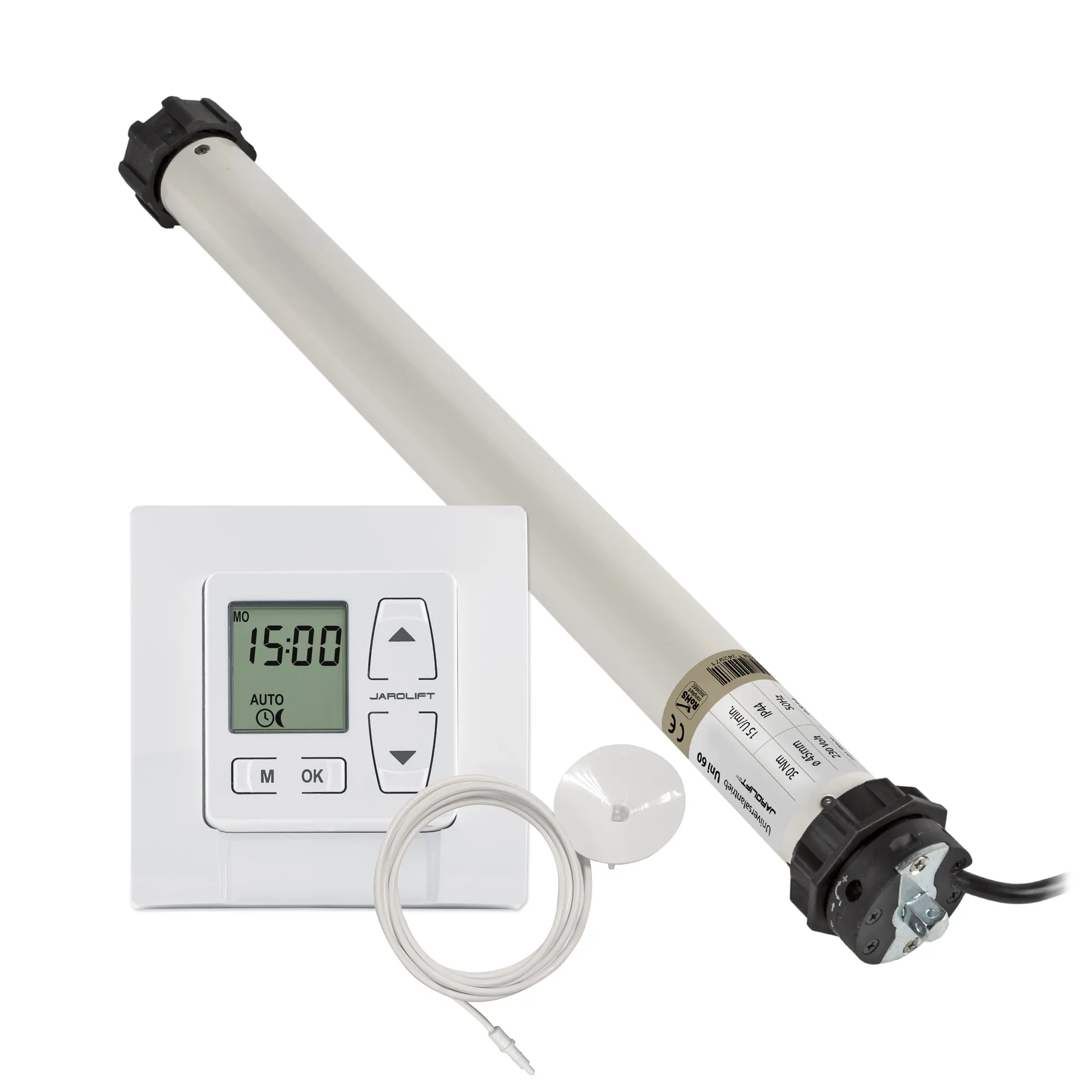 Motor para persiana Universel | UNI60 (30 Nm / SW60) + Thor & Sensor