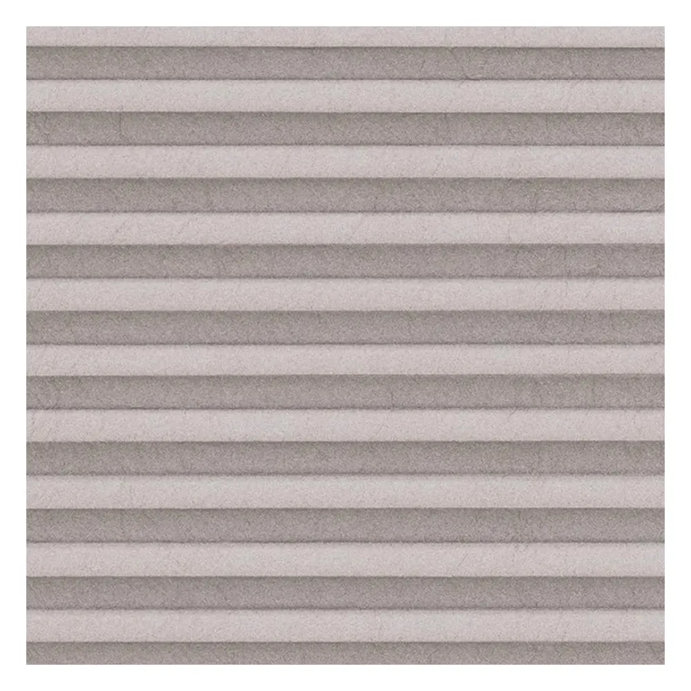 Campioni di tessuto per tenda plissettata su misura | 20525 beige / semi-trasparente / Cara Crush Perlmutt Color B1